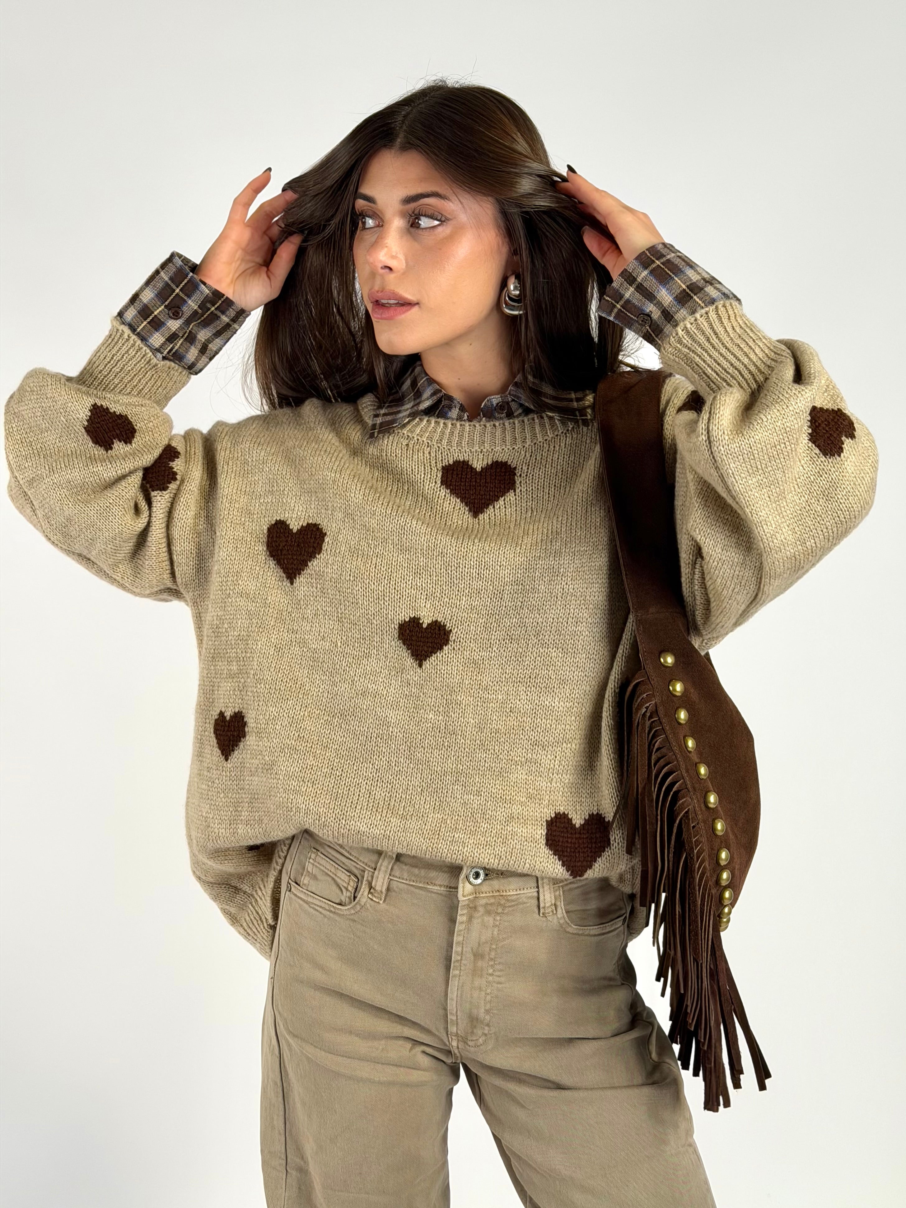 Maglia Romantica beige