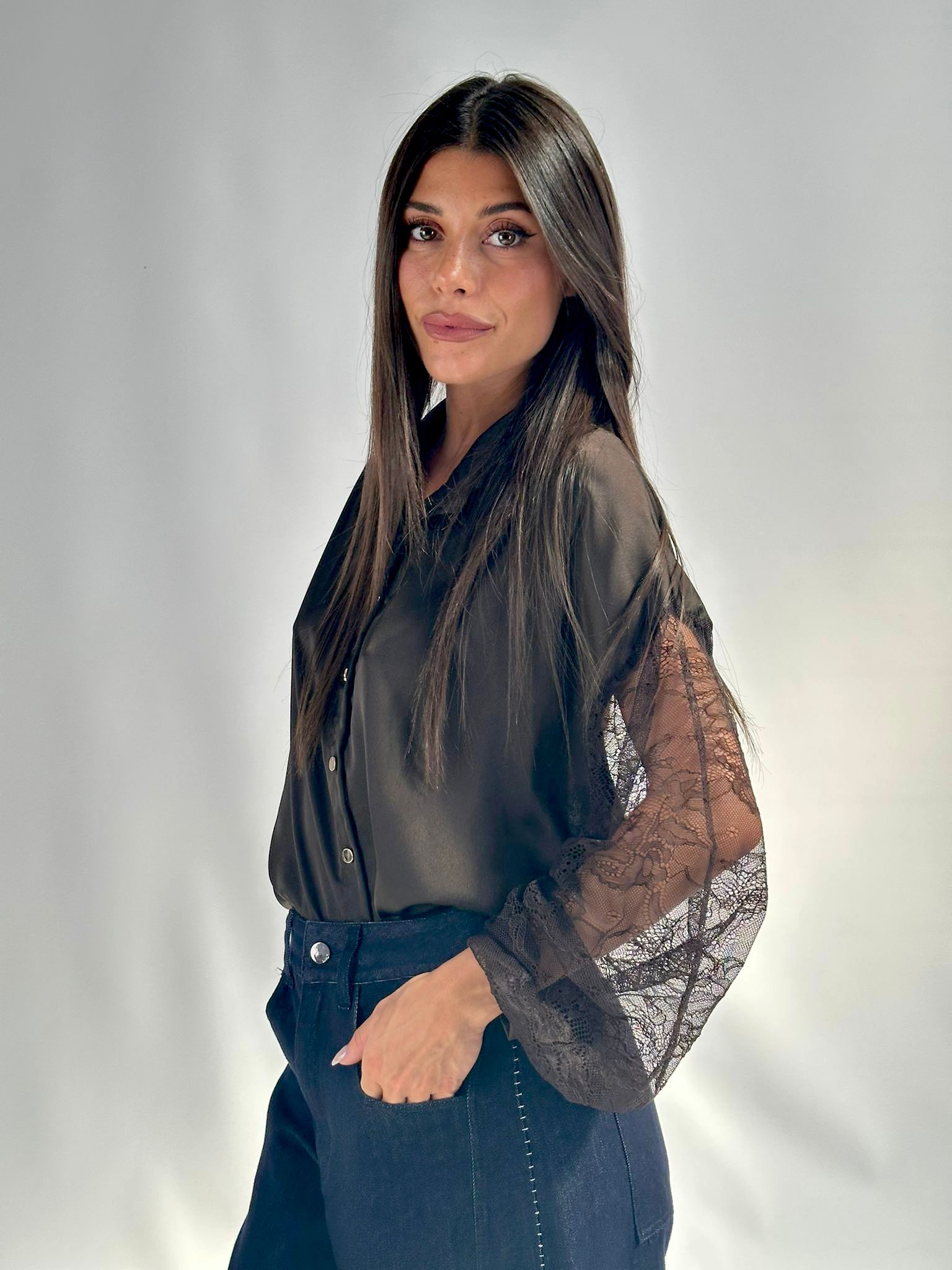 Camicia valeria marrone