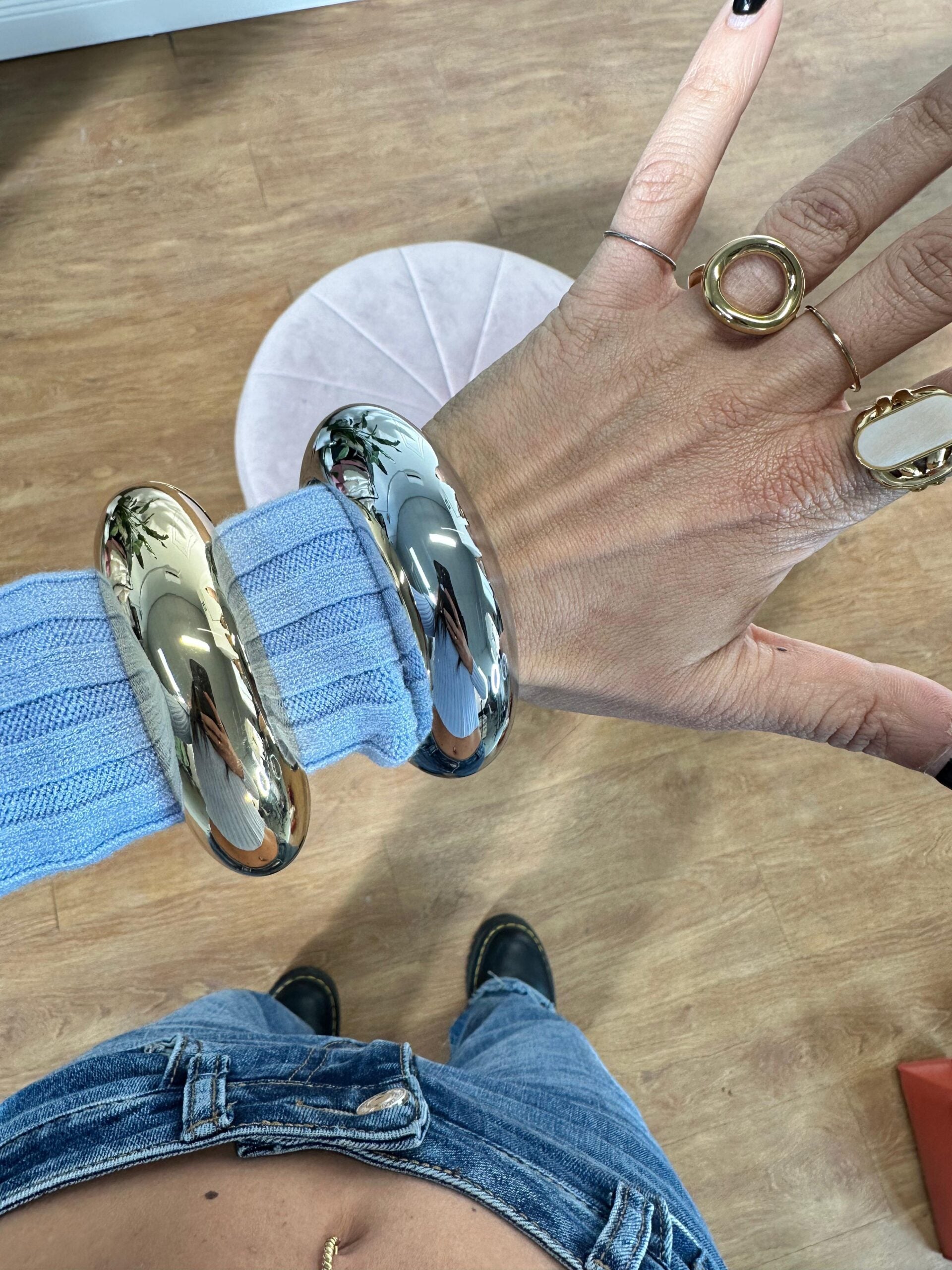 Bracciale rigido ciambella bold