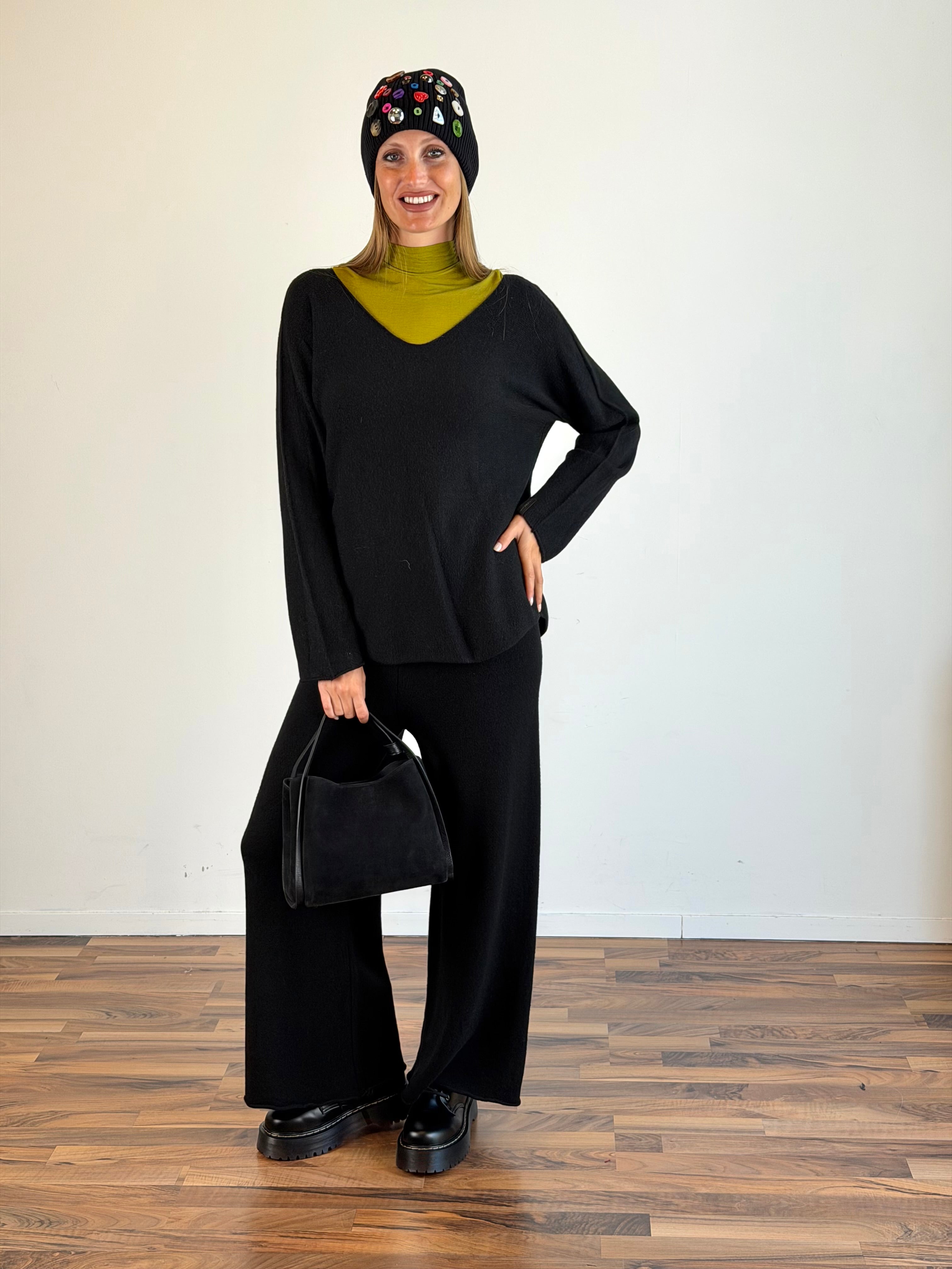 Maglia Sheila regular nero