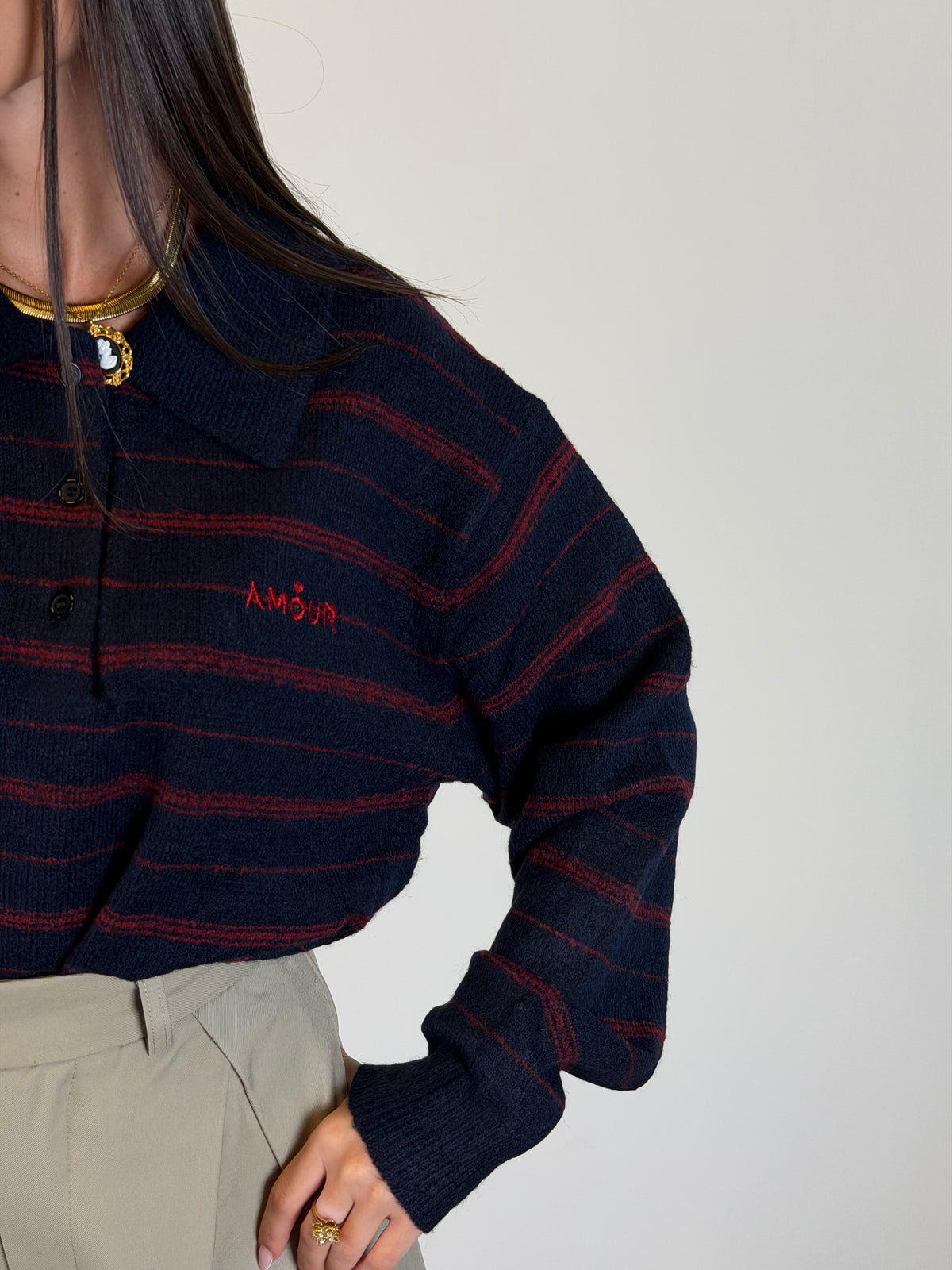 Maglia old school blu