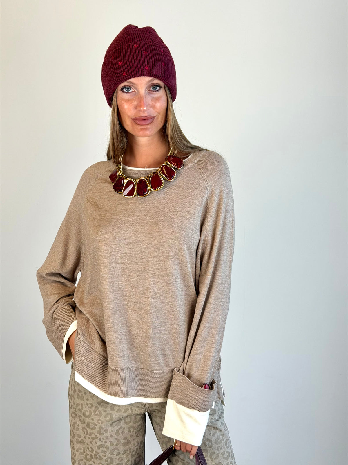 Maglia Corinne fango