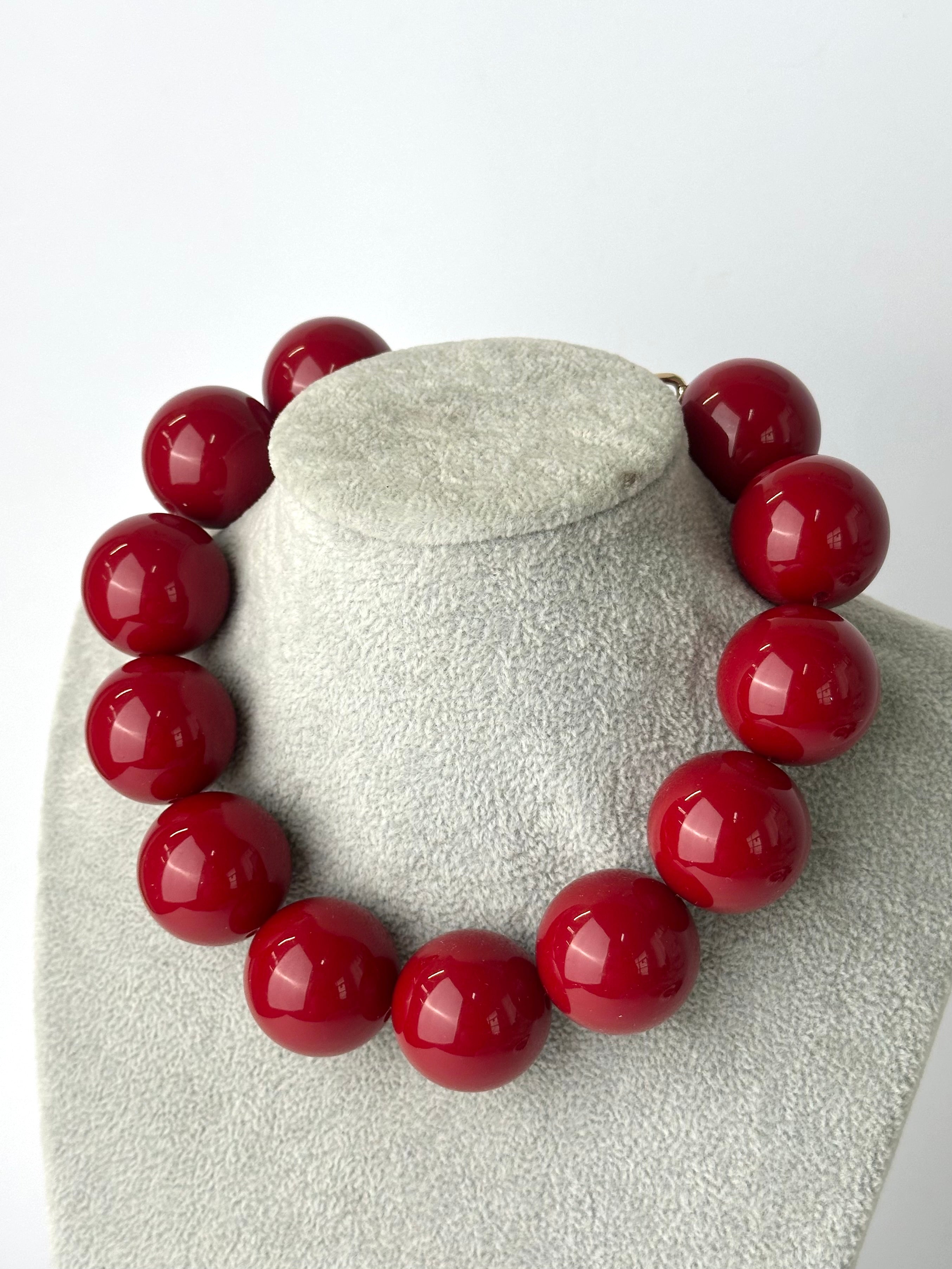 Maxi Collana perle colors