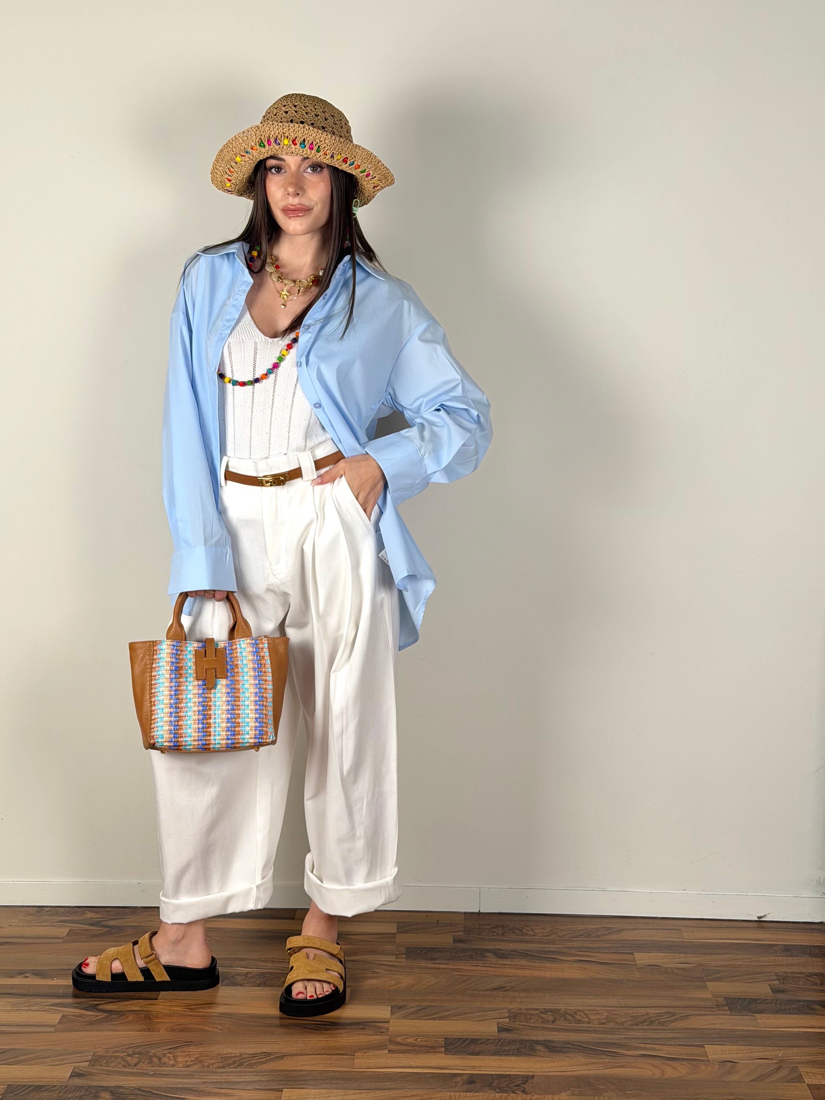 Camicia Zoe celeste