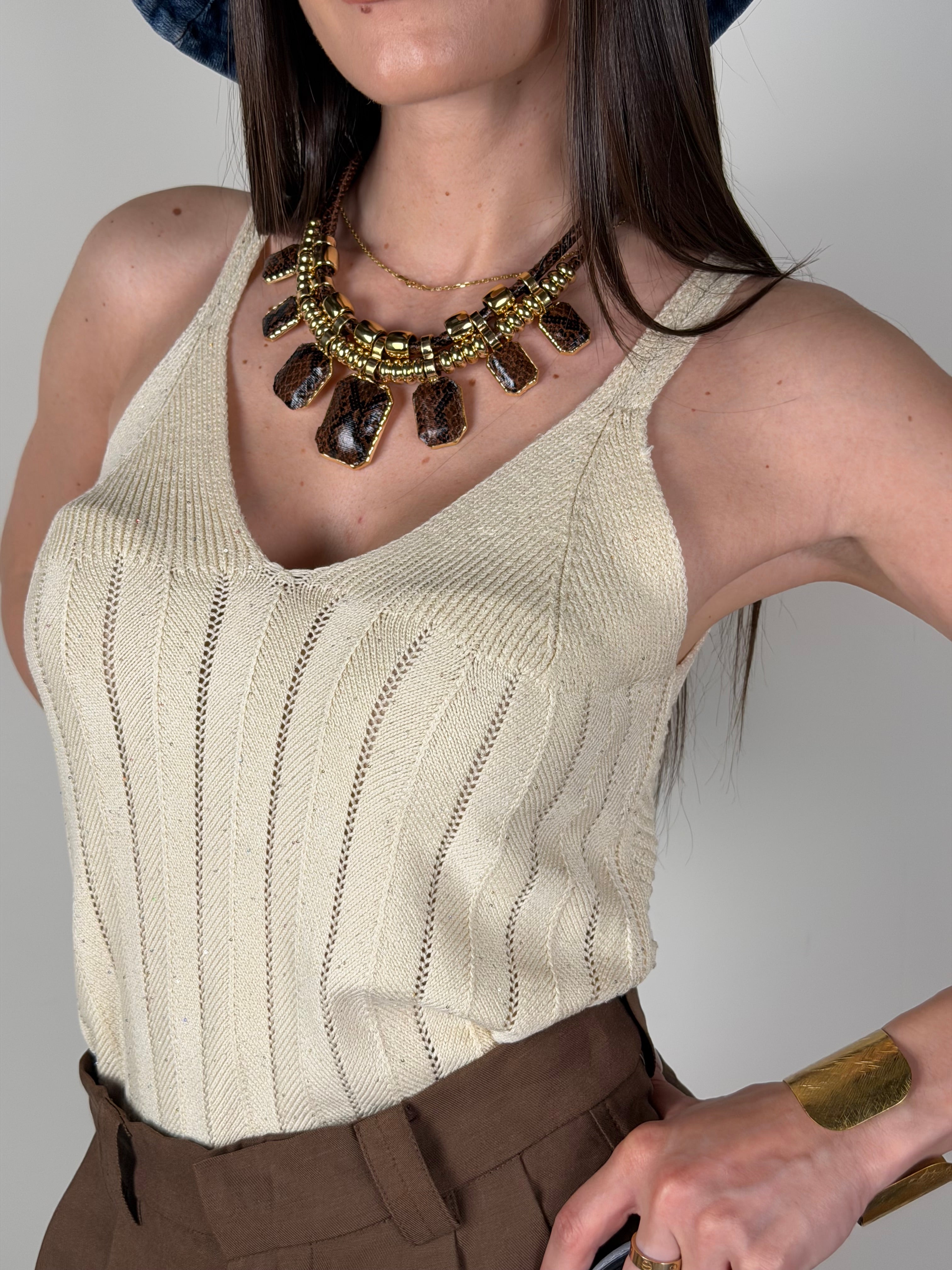Top Cuba beige