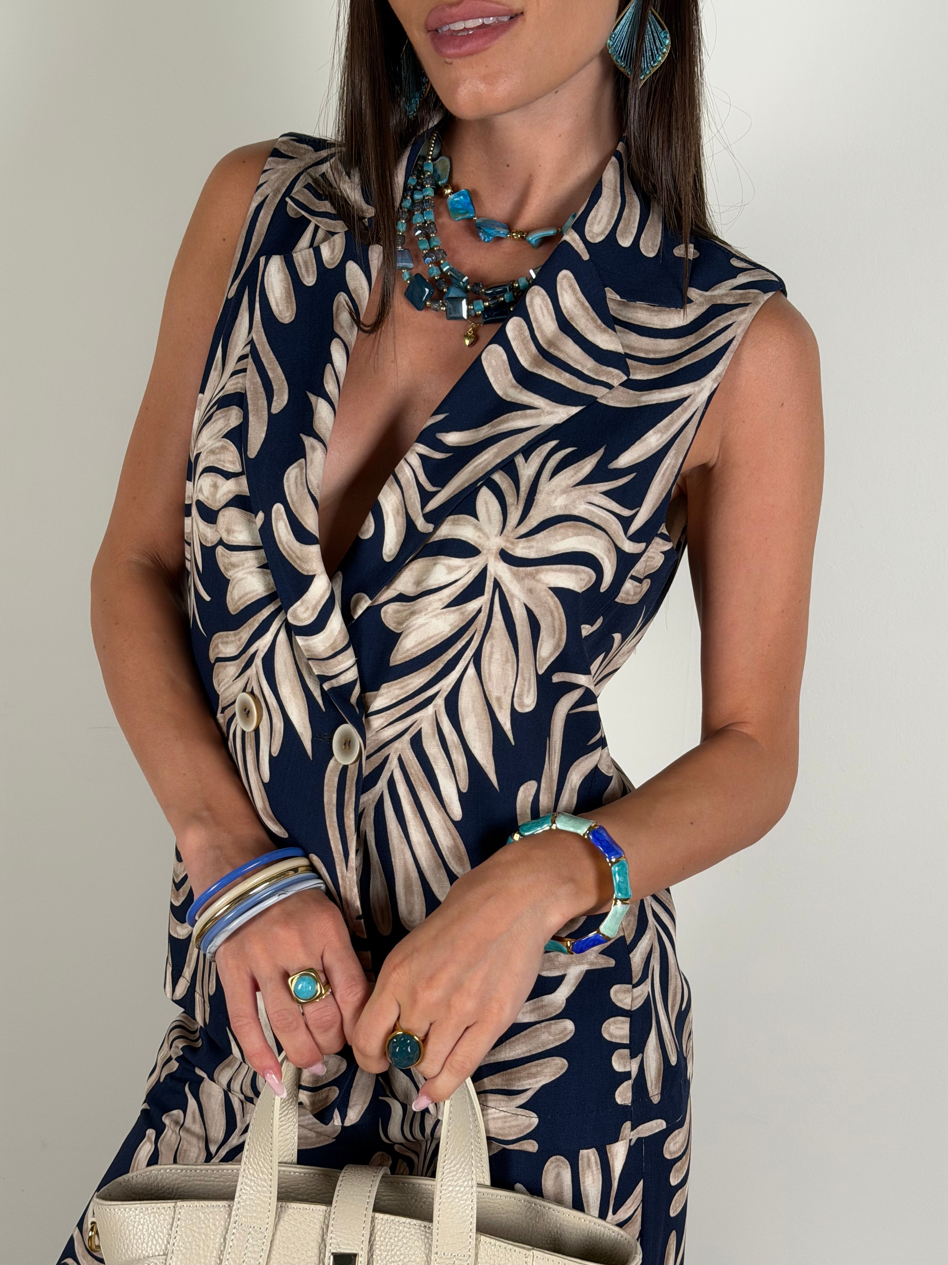 Completo Palmas blu