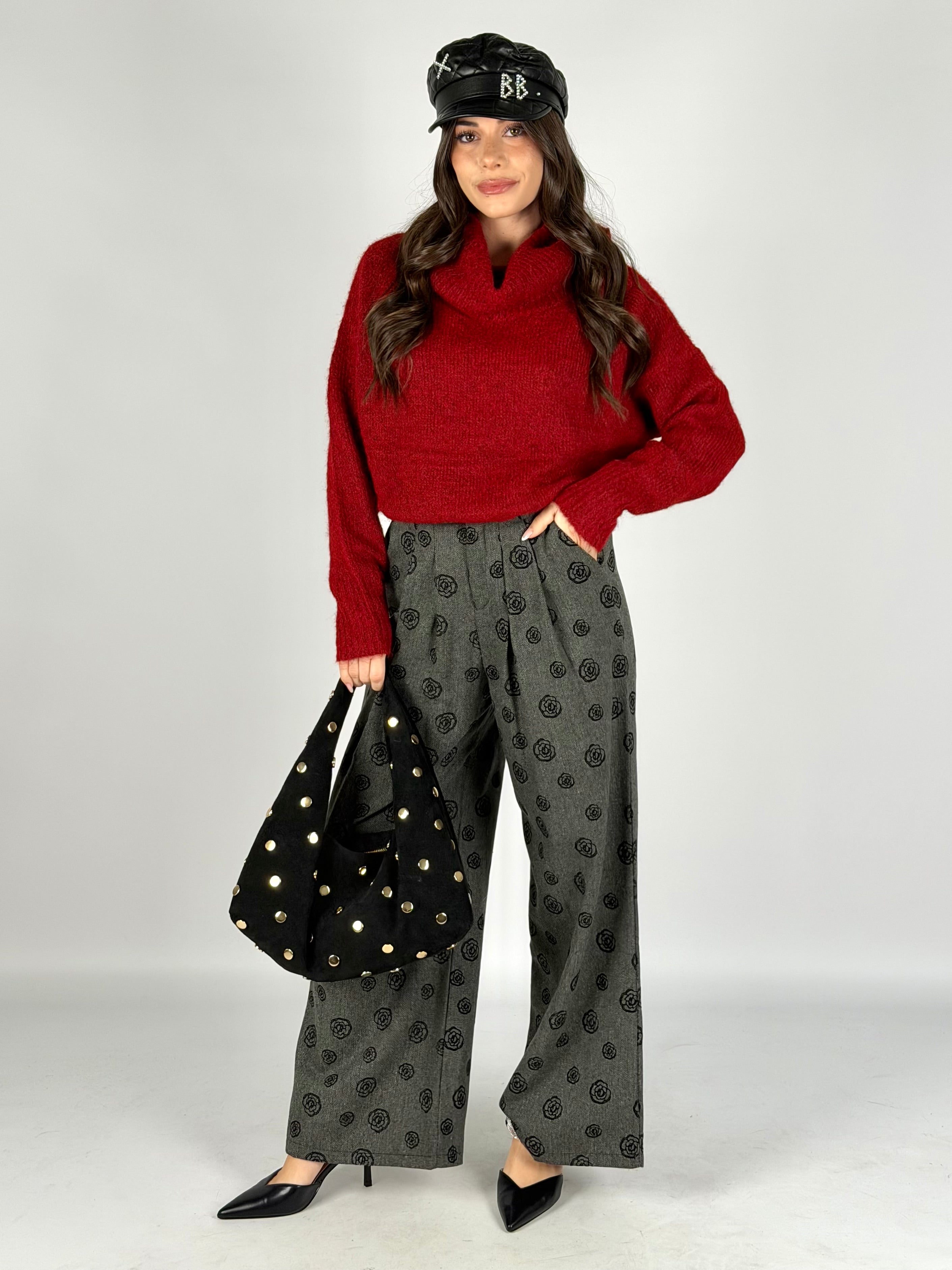 Pantalone Helena nero