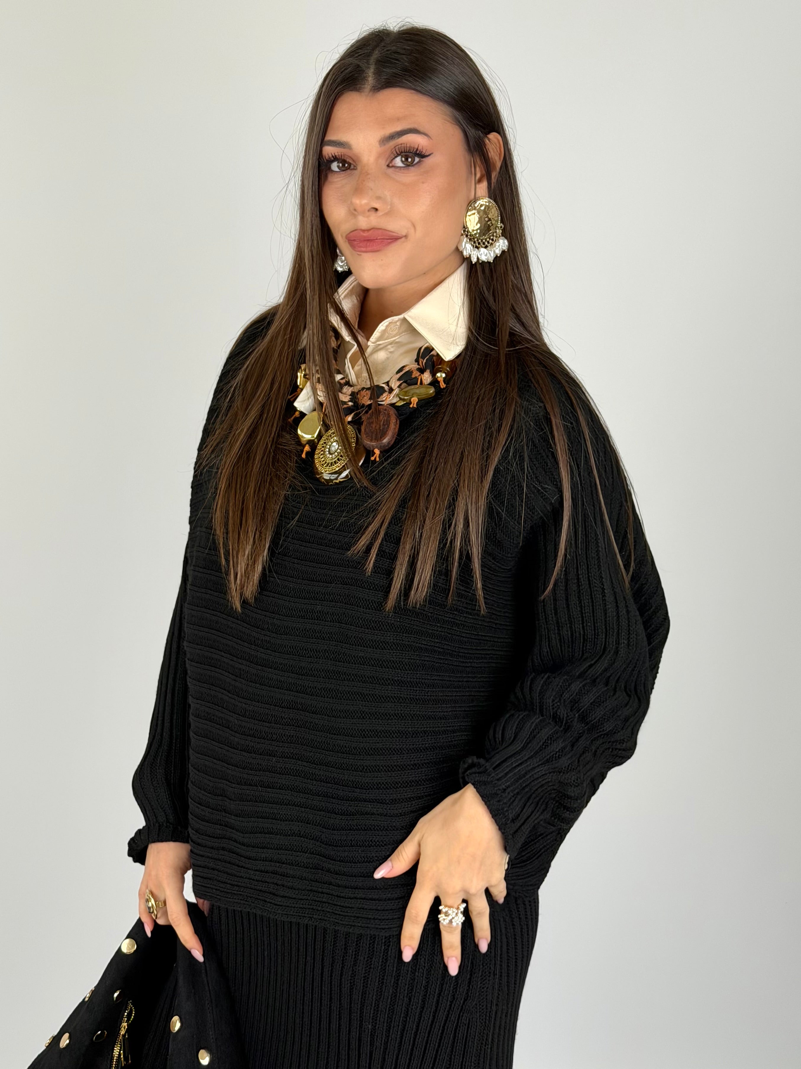 Abito + maglione Asia nero