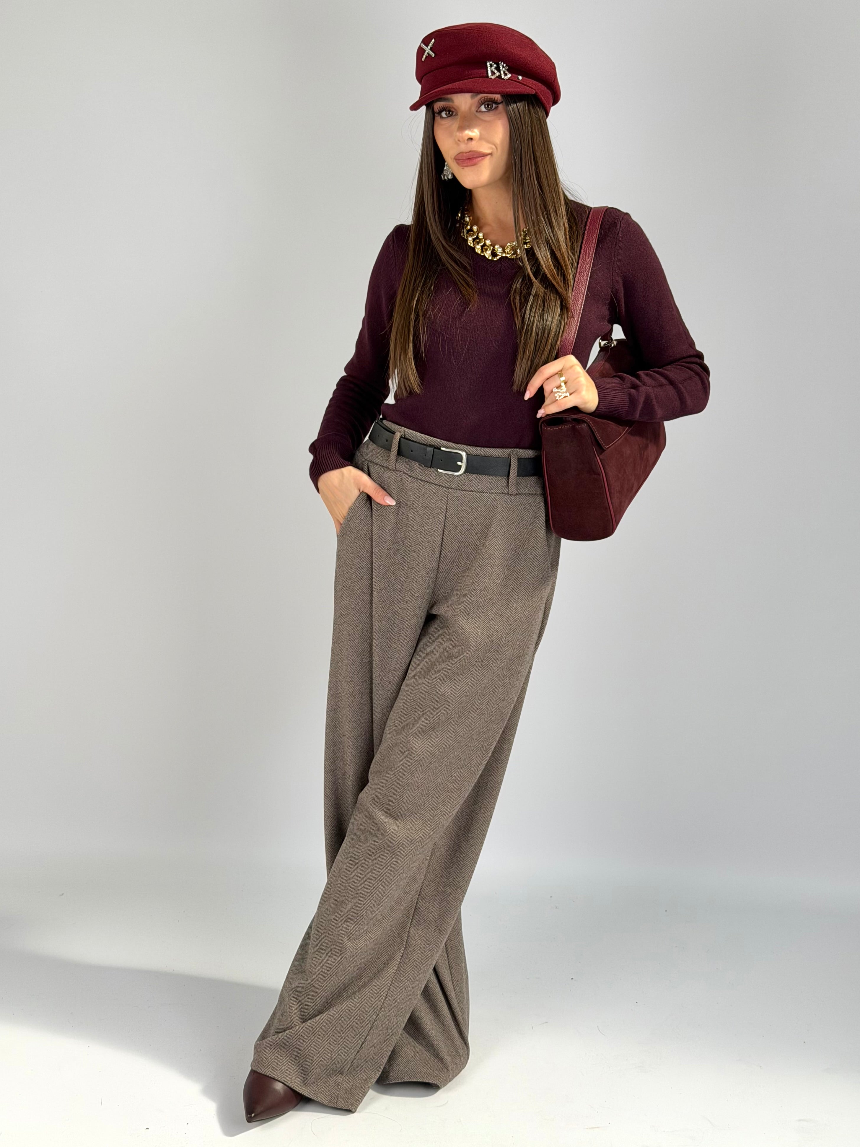 Pantalone completo boucle