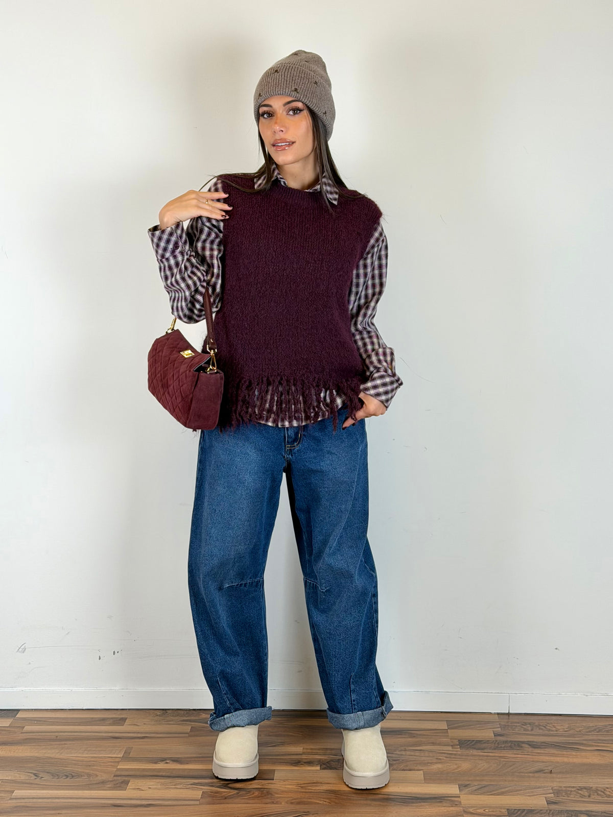 Maglia Boulevard bordeaux