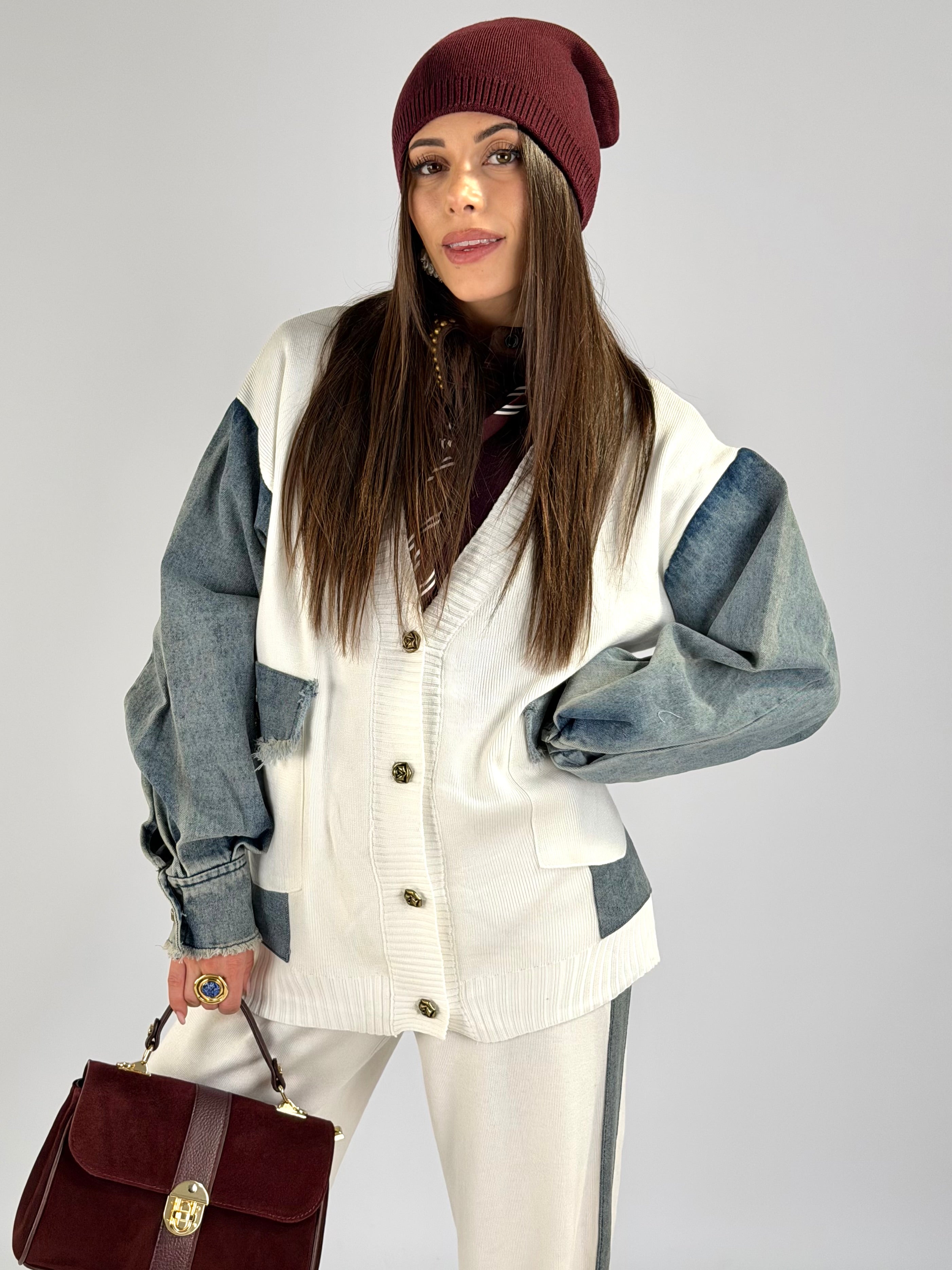 Completo sportivo doppia fantasia denim