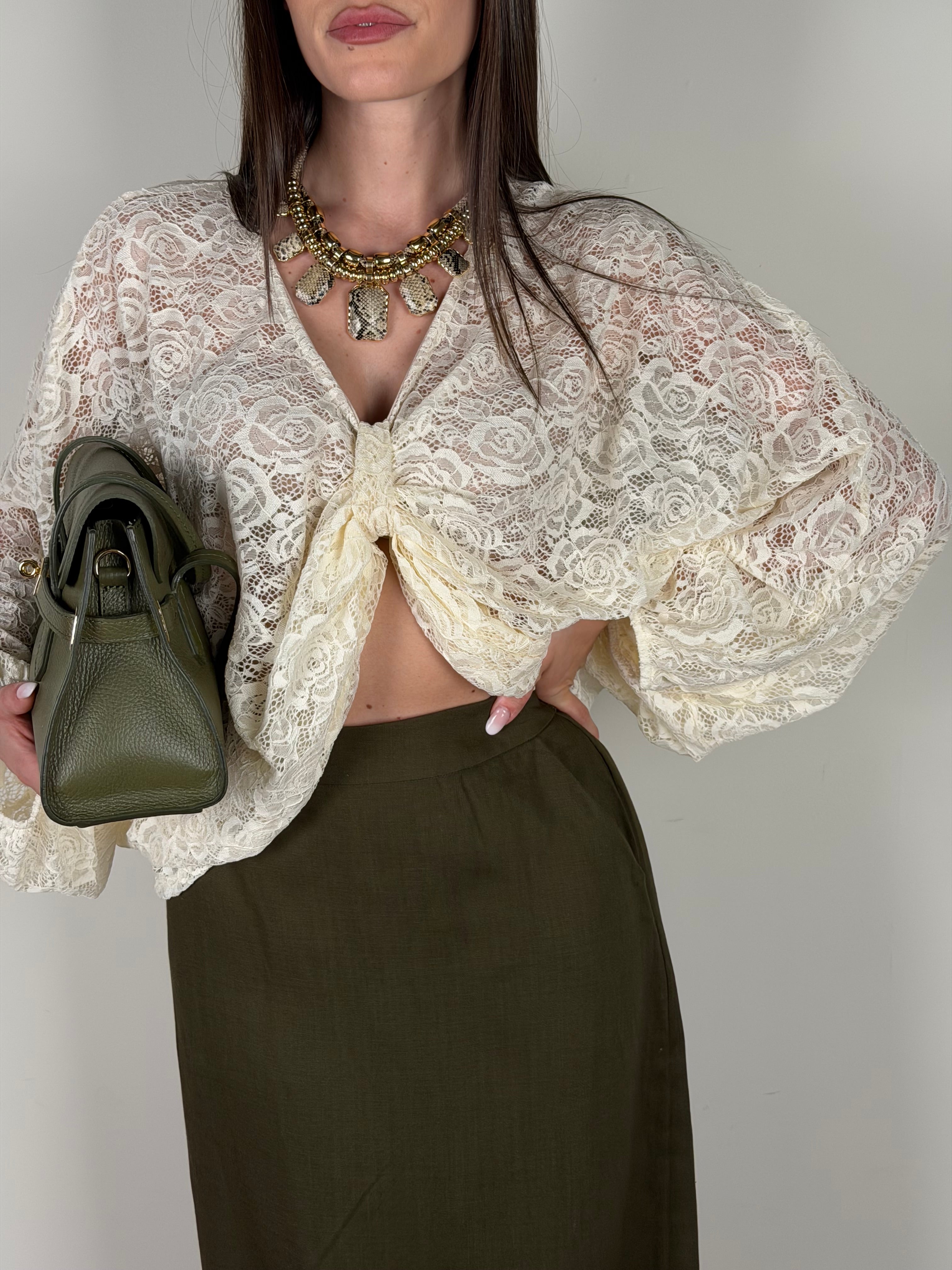 Maglia Drama beige