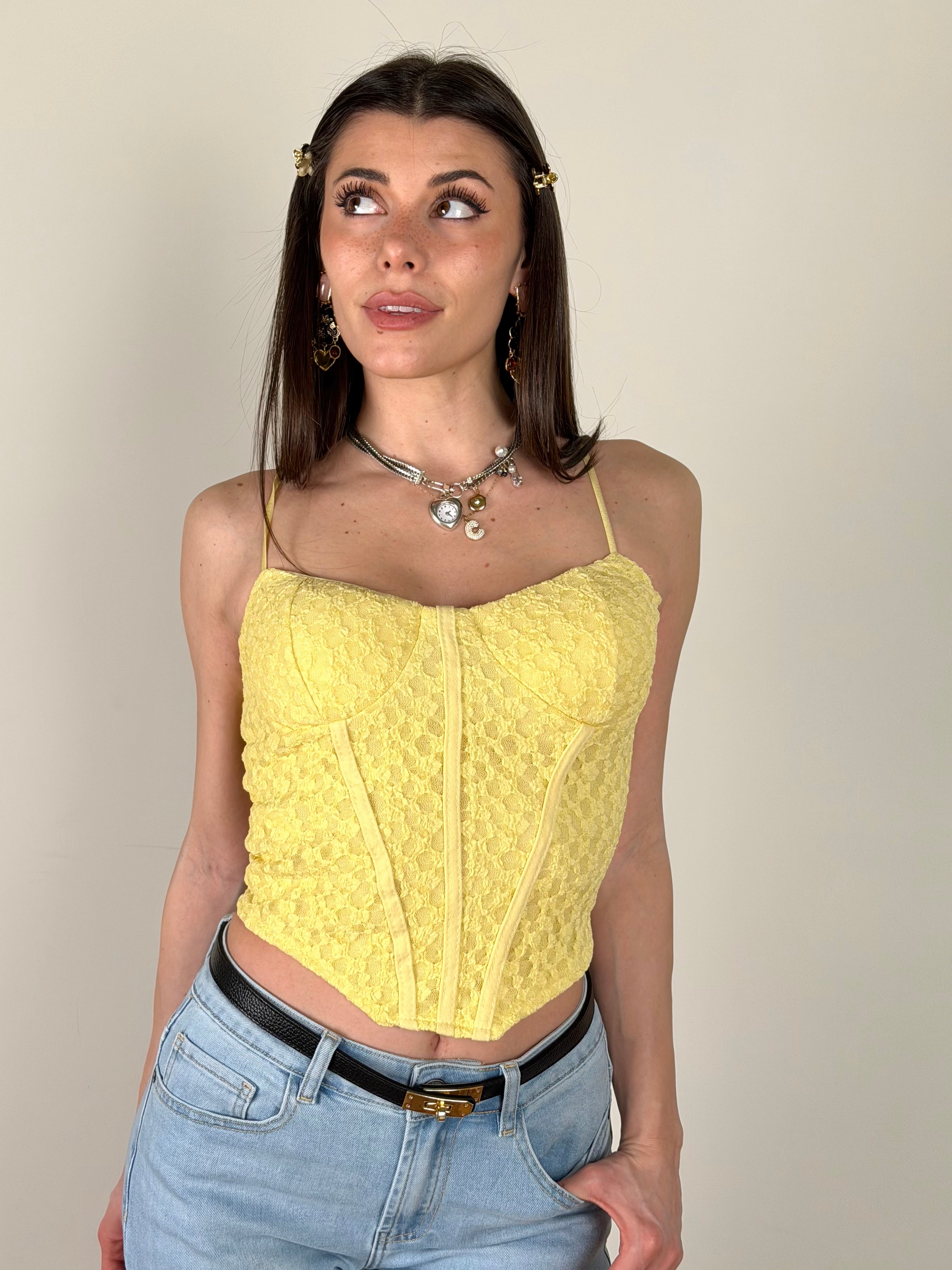 Corpetto birba giallo