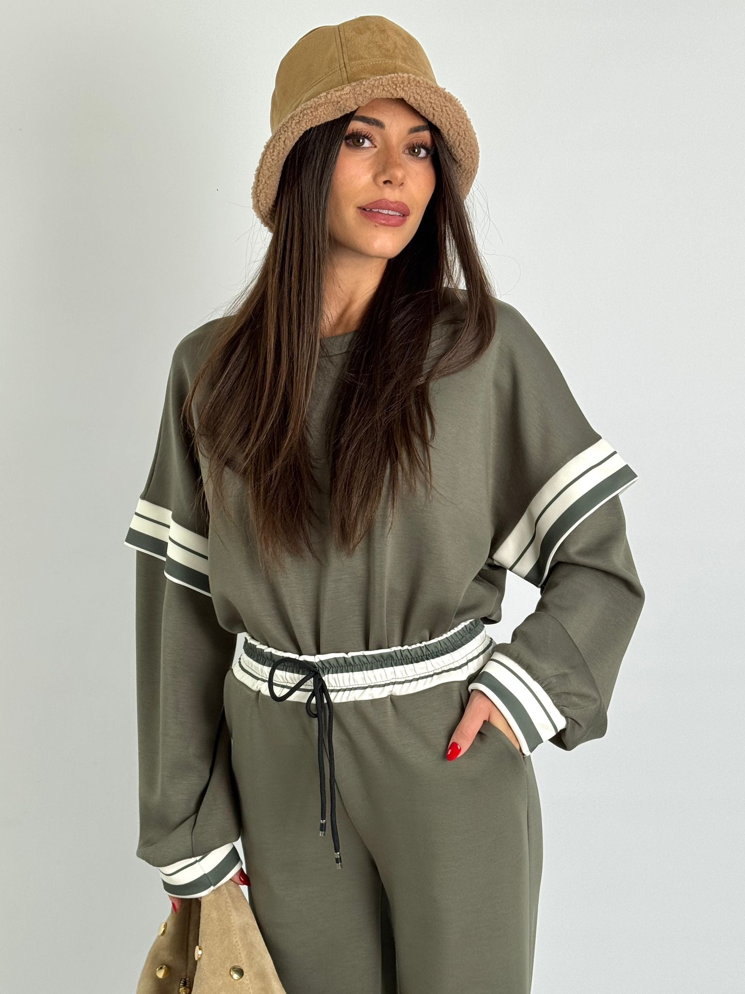 Tuta sportiva Olga verde