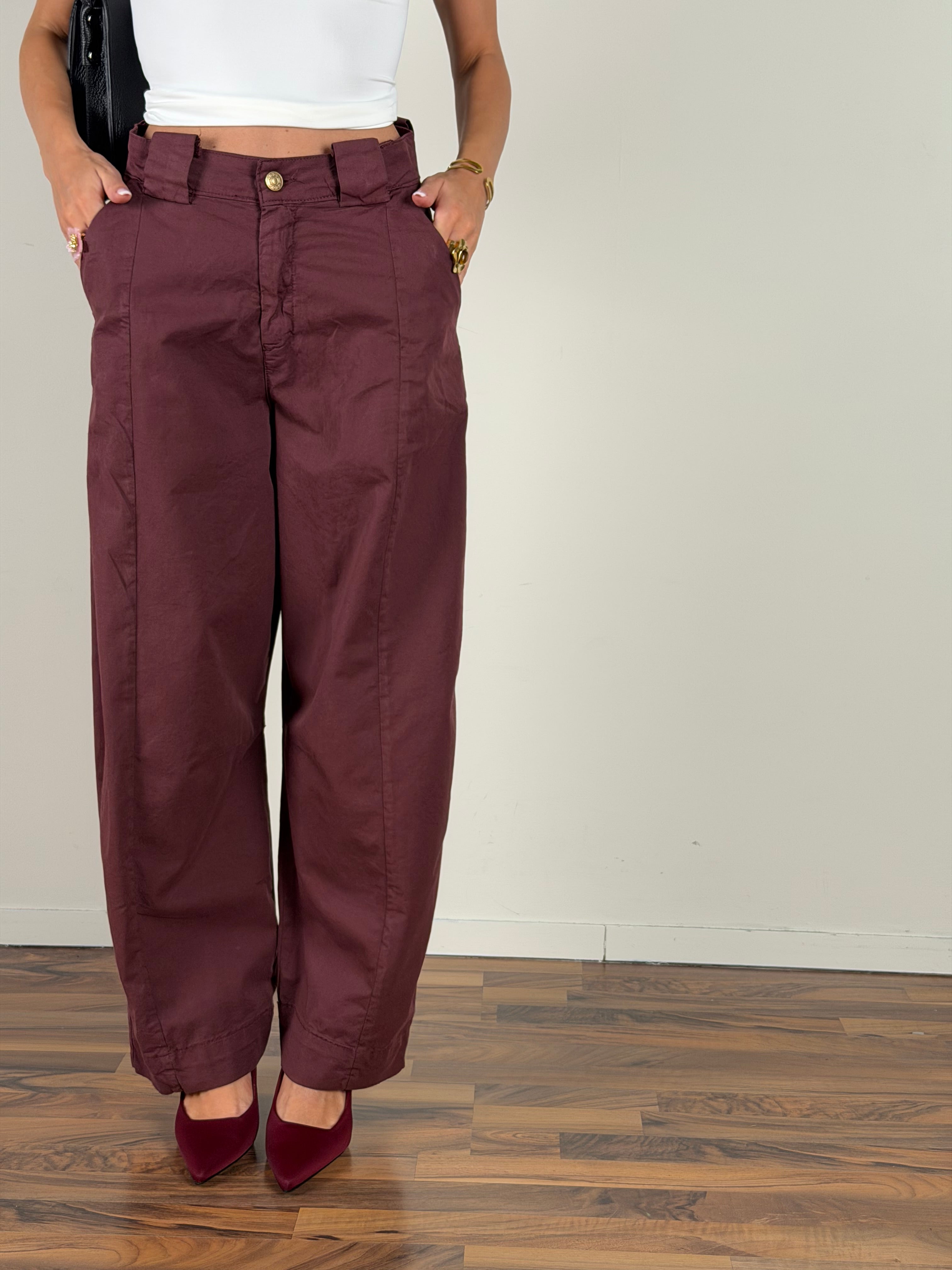 Jeans Josephine bordeaux