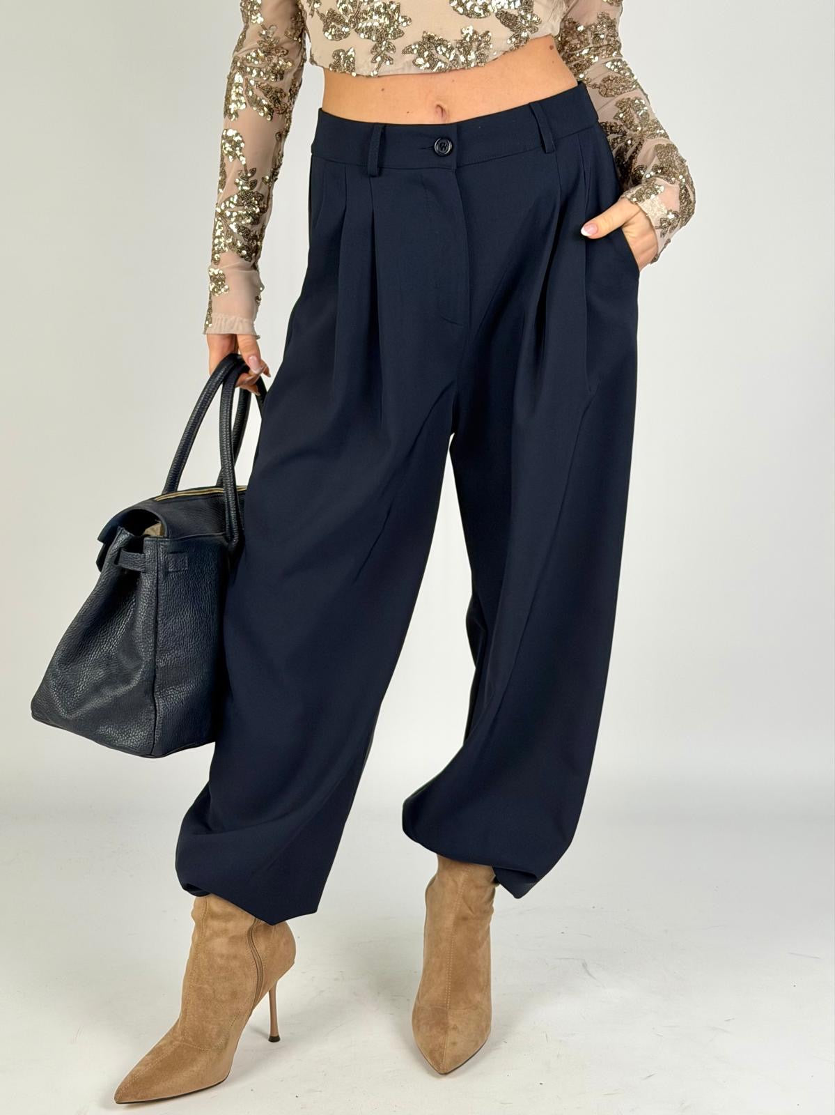 Pantalone Irene blu
