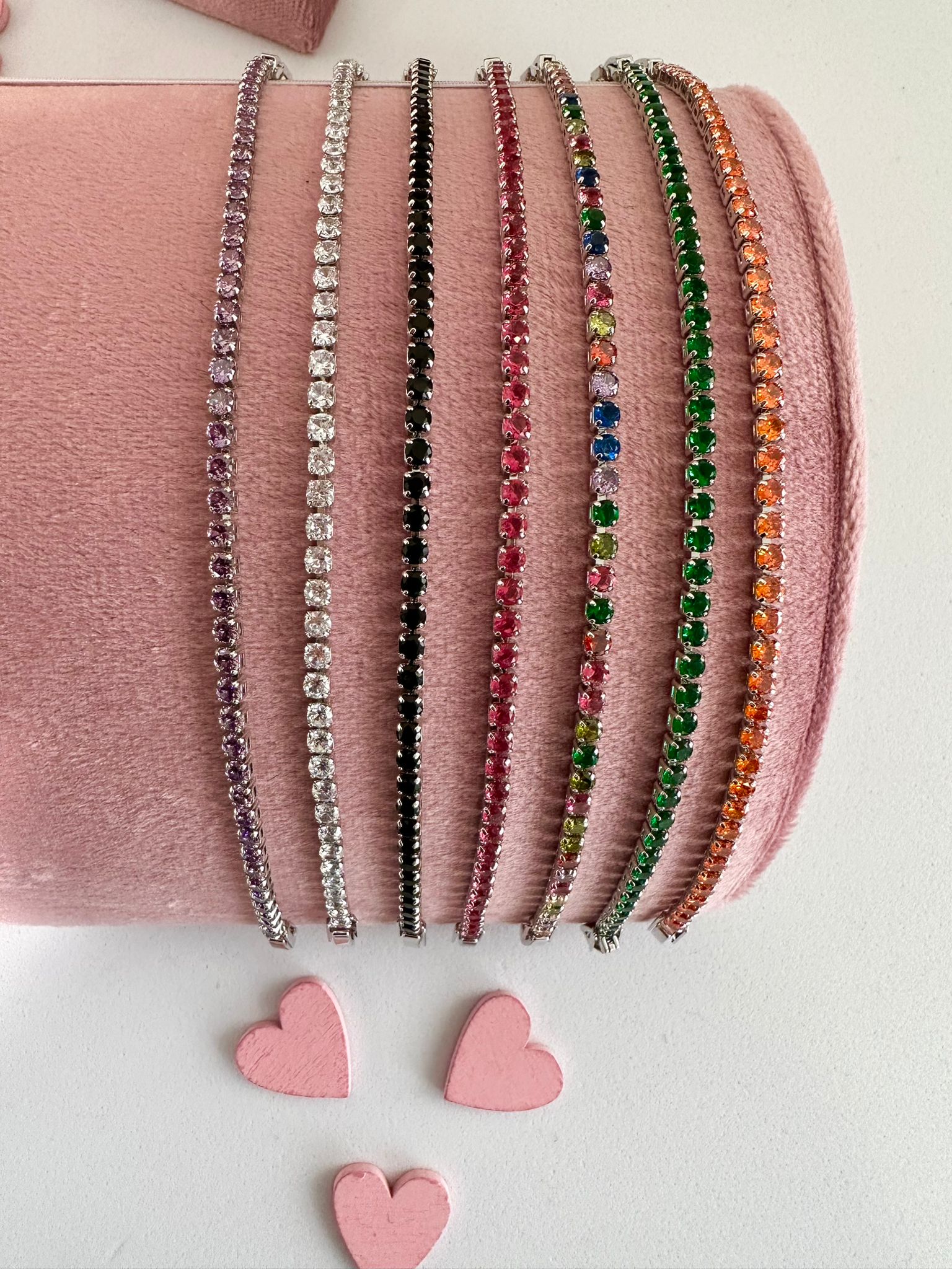 BRACCIALE tennis rainbow medio