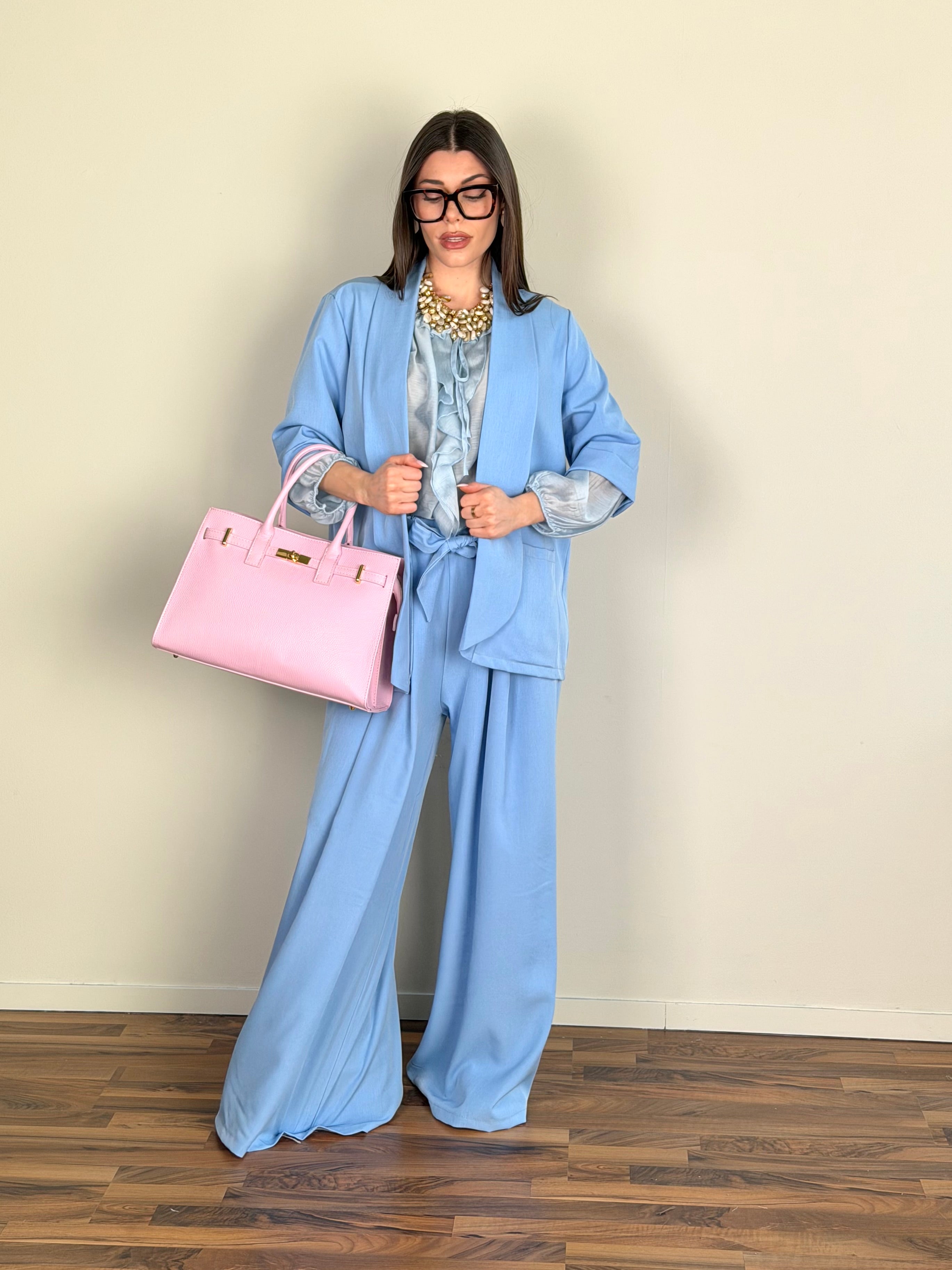 Giacca Urban celeste