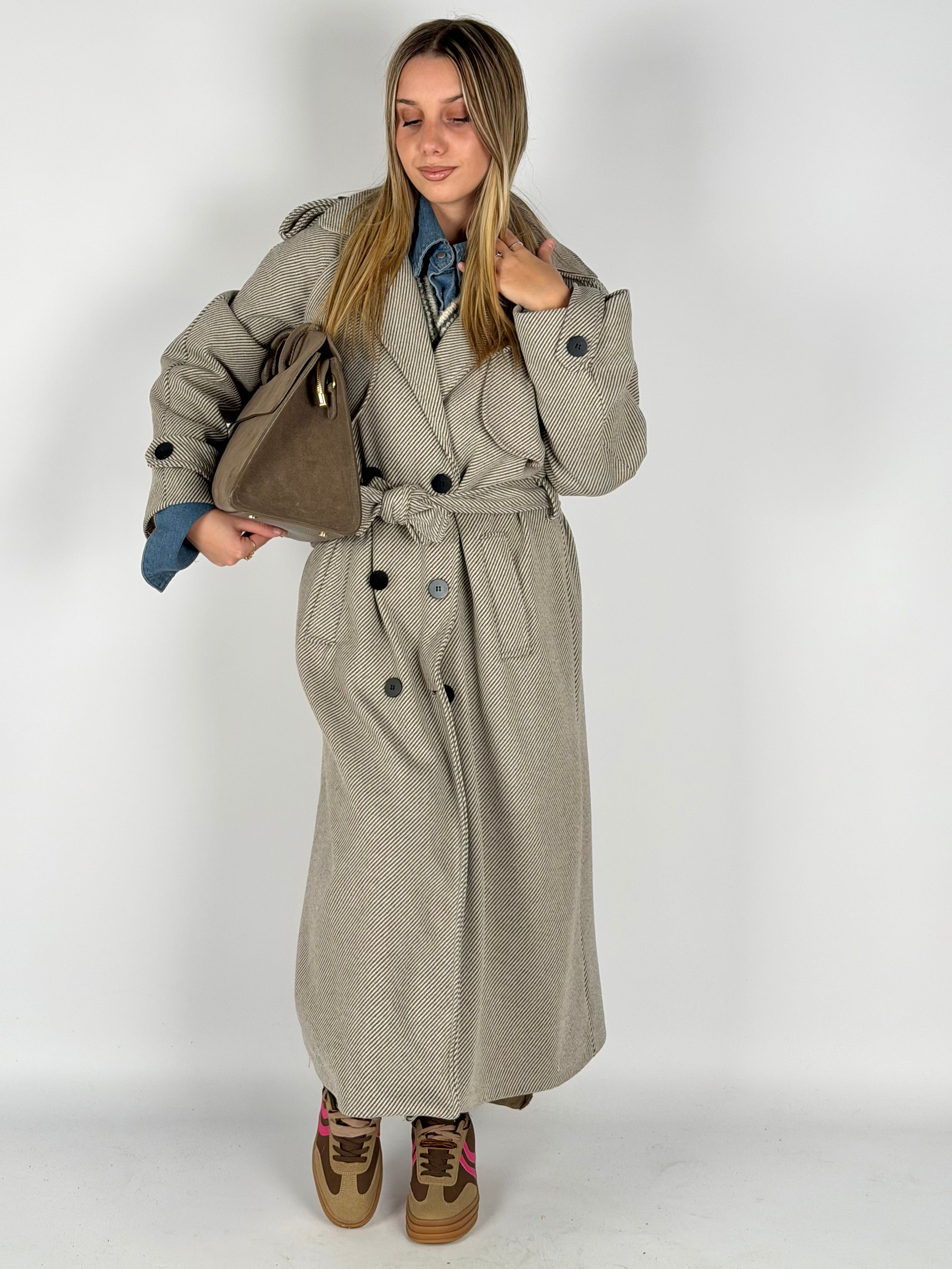 Cappotto Hanita tabacco