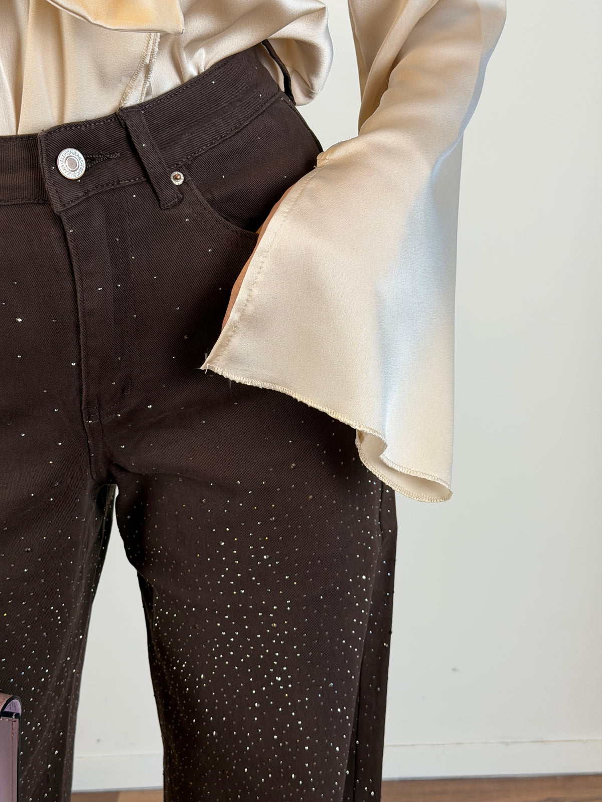 Jeans Flare moro