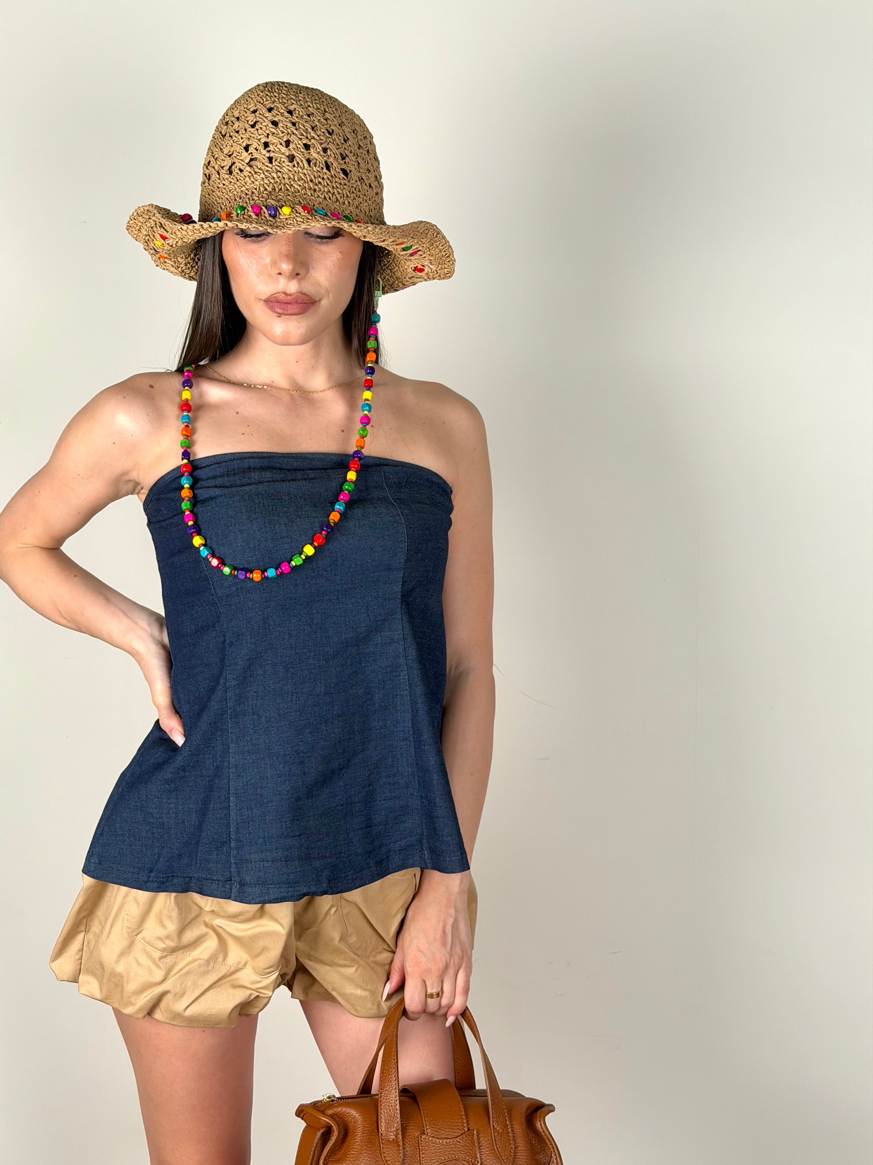 Top Nizza denim