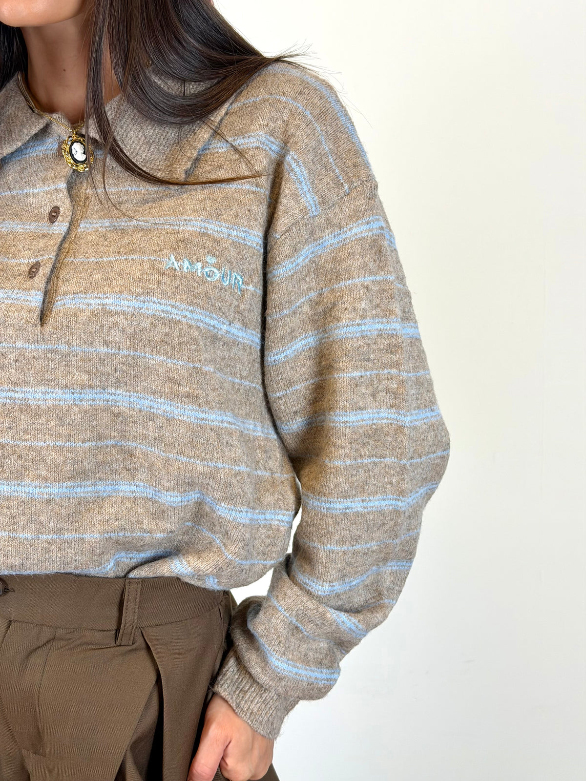 Maglia old school beige