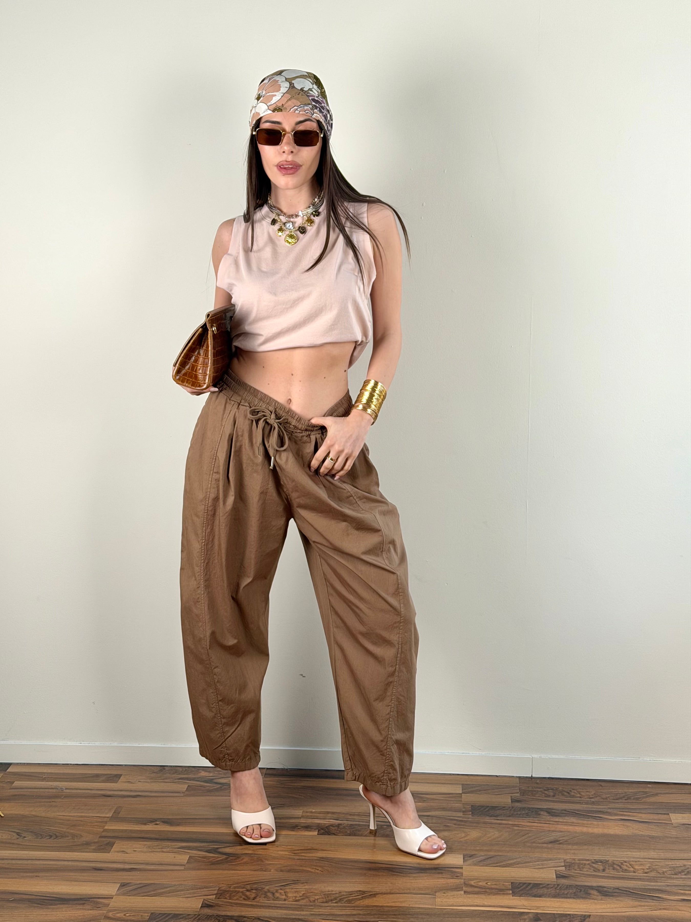 Pantalone Sole tabacco