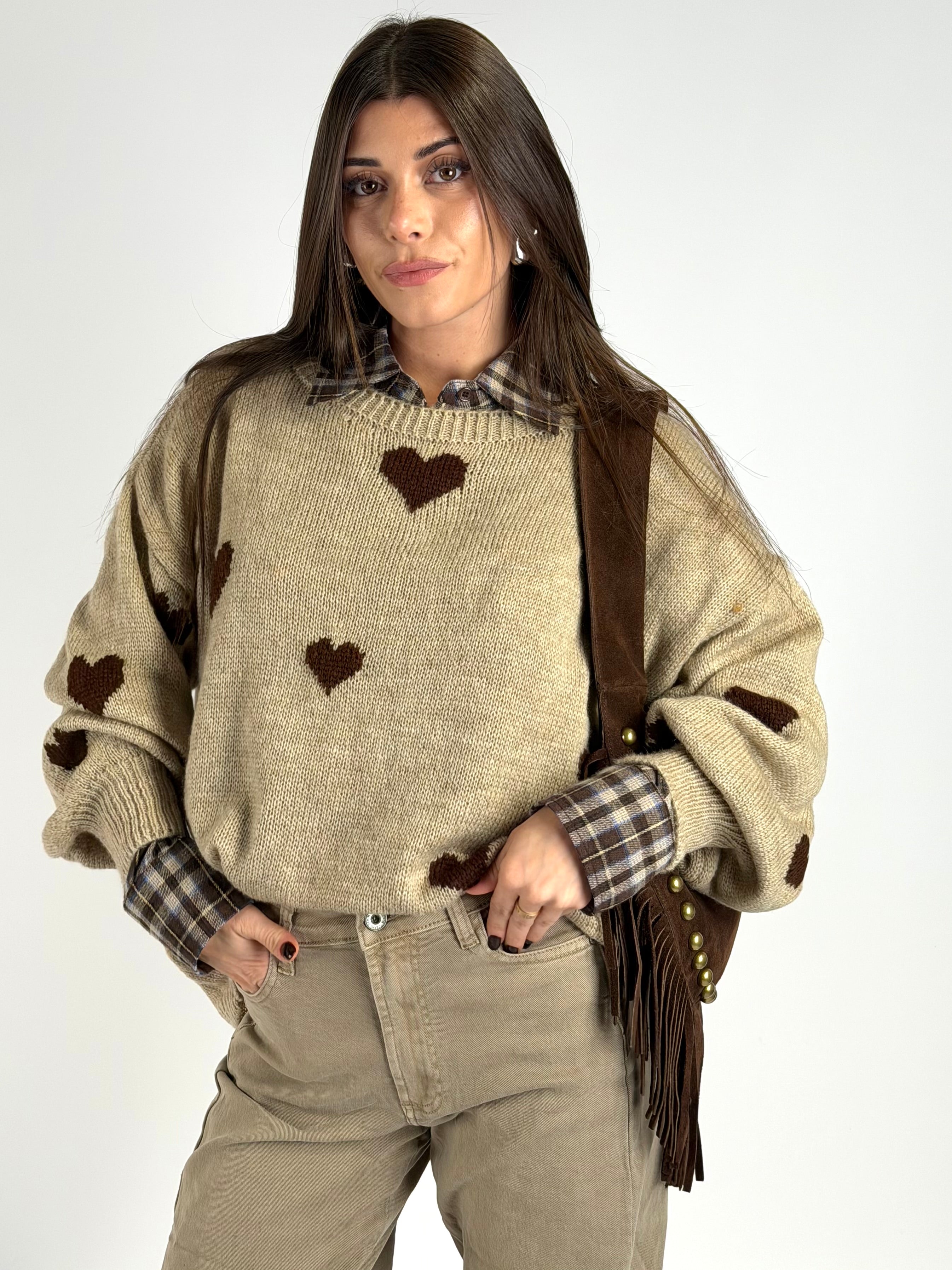 Maglia Romantica beige