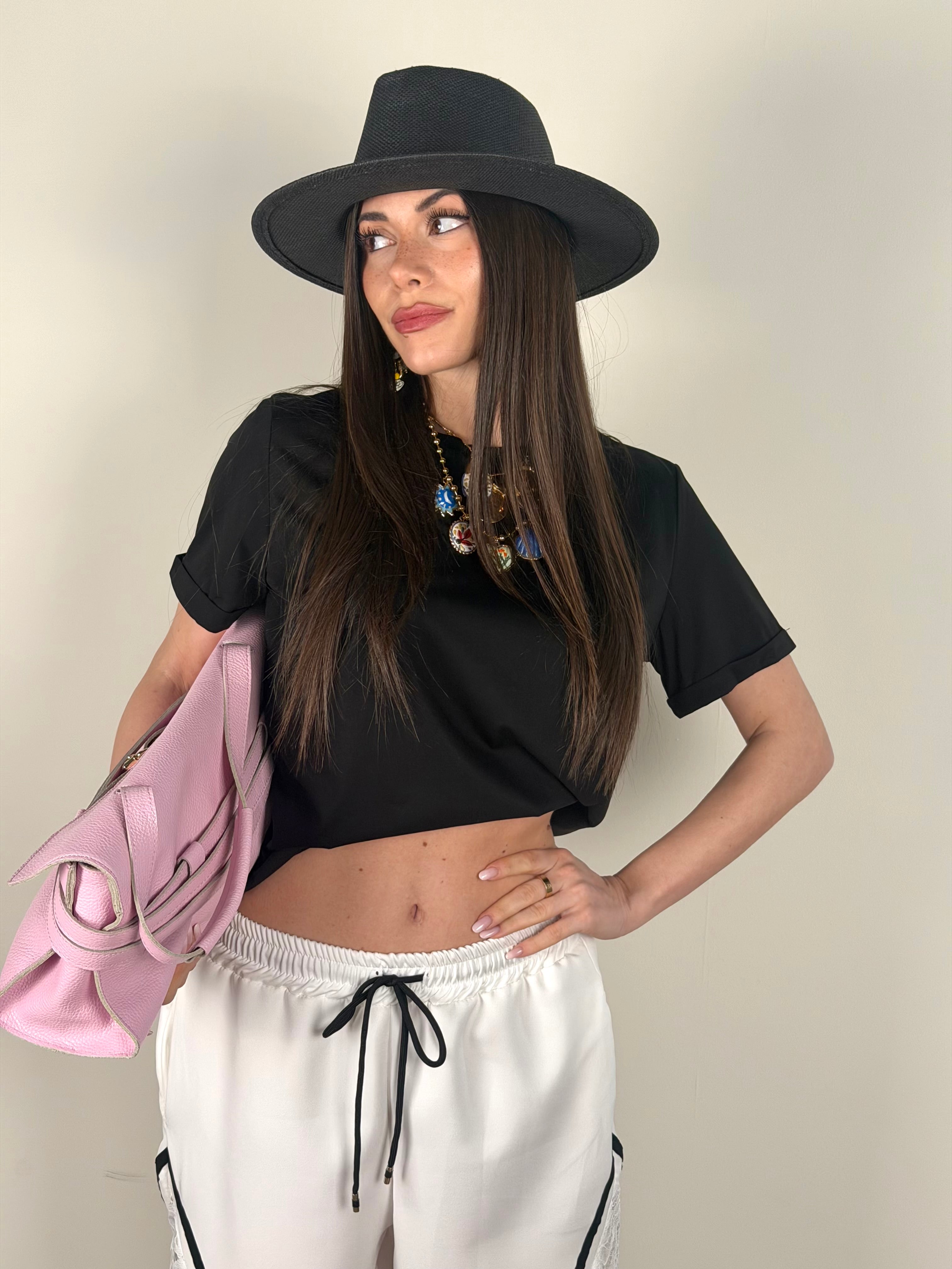 T-shirt Loft nera