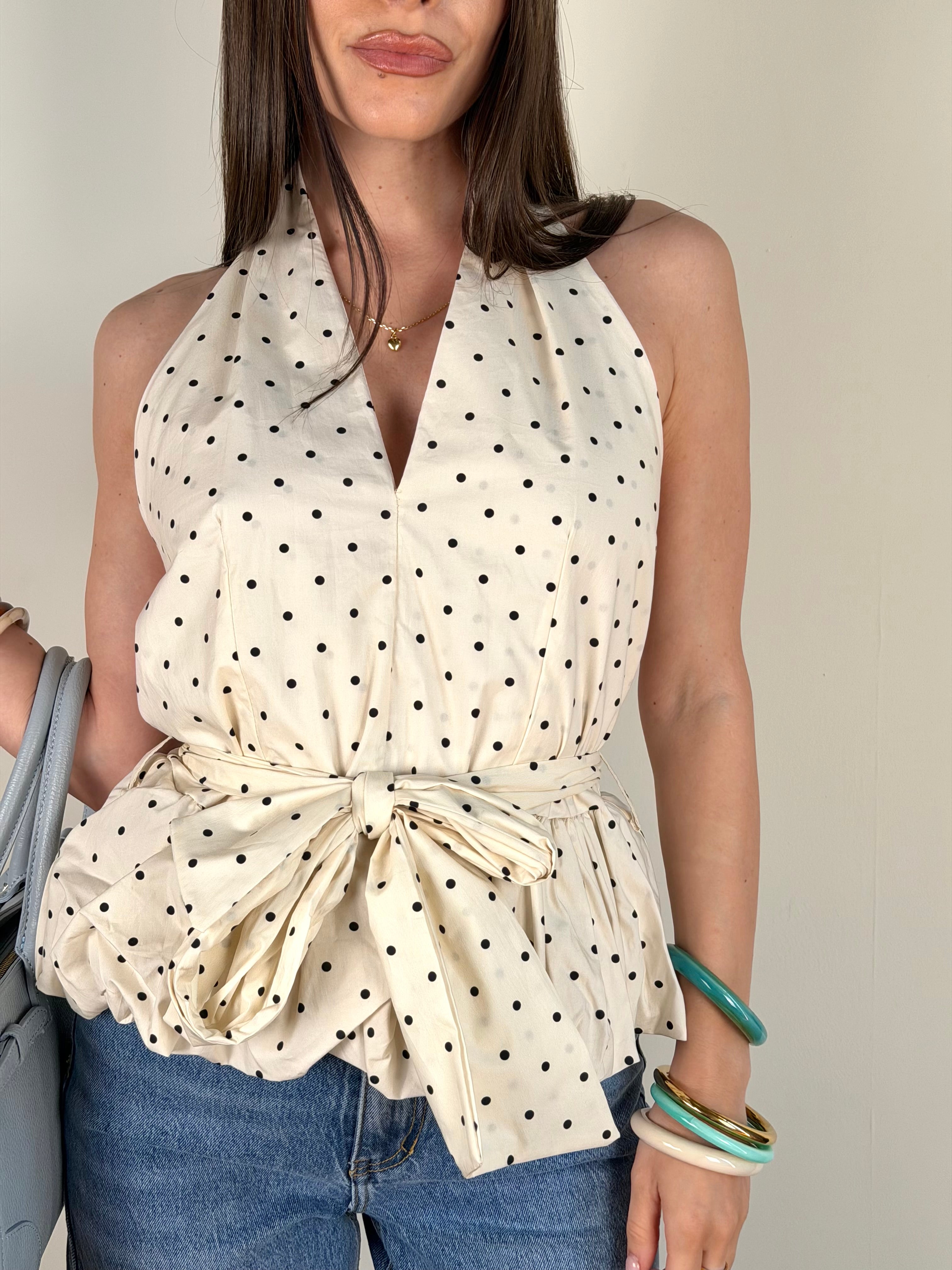 Top pois bianco
