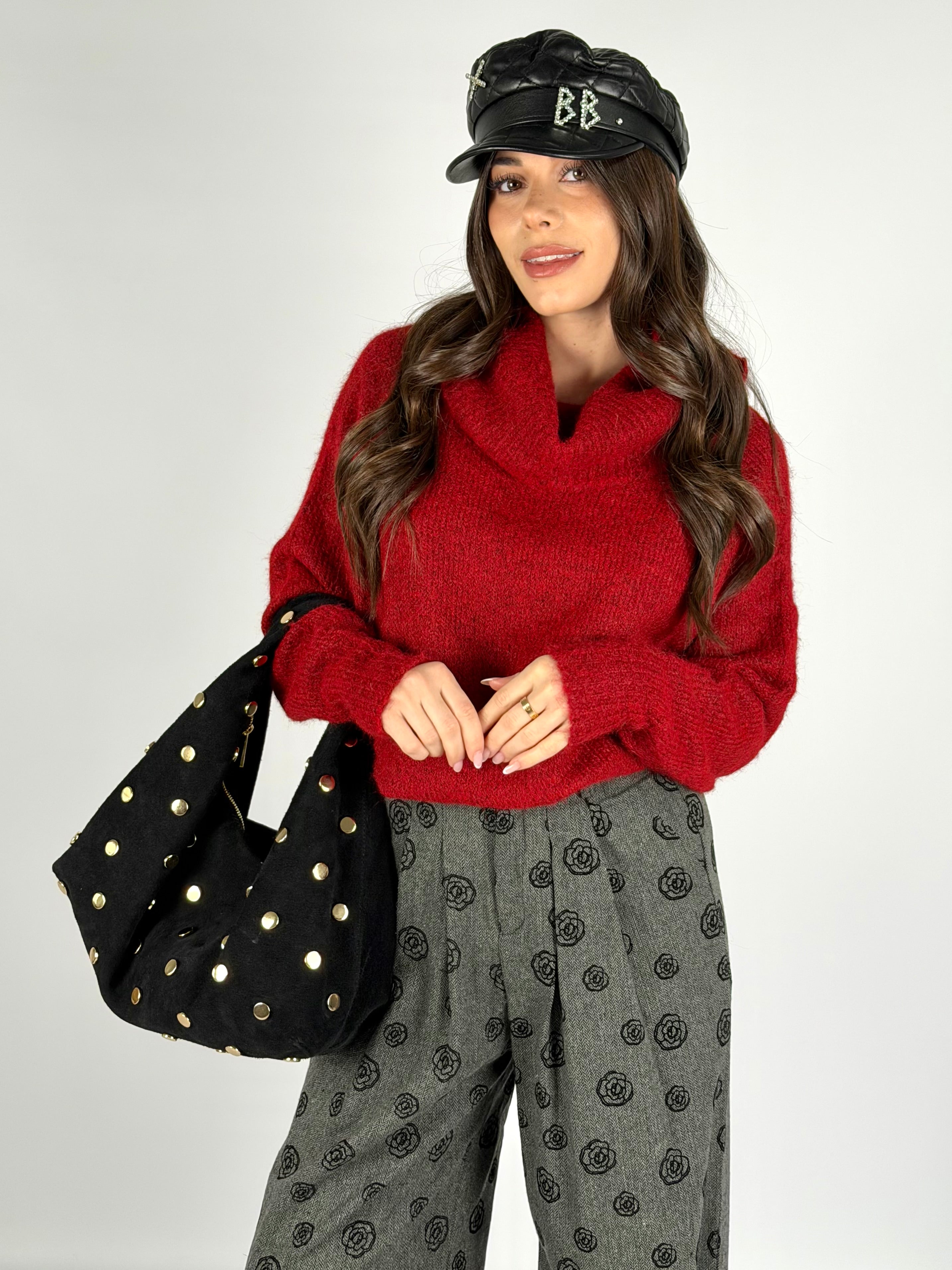 Maglia Helena bordeaux