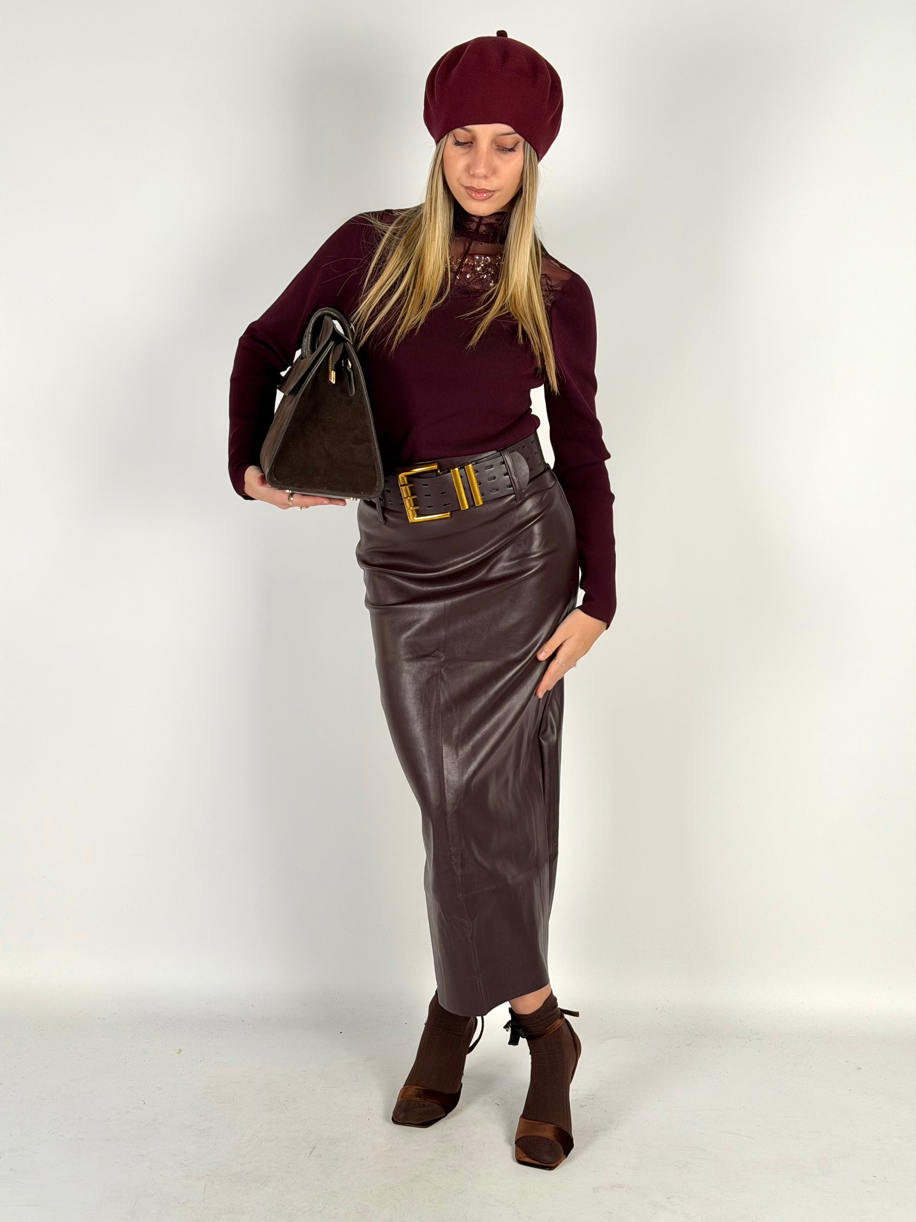 Maglia Rihanna bordeaux