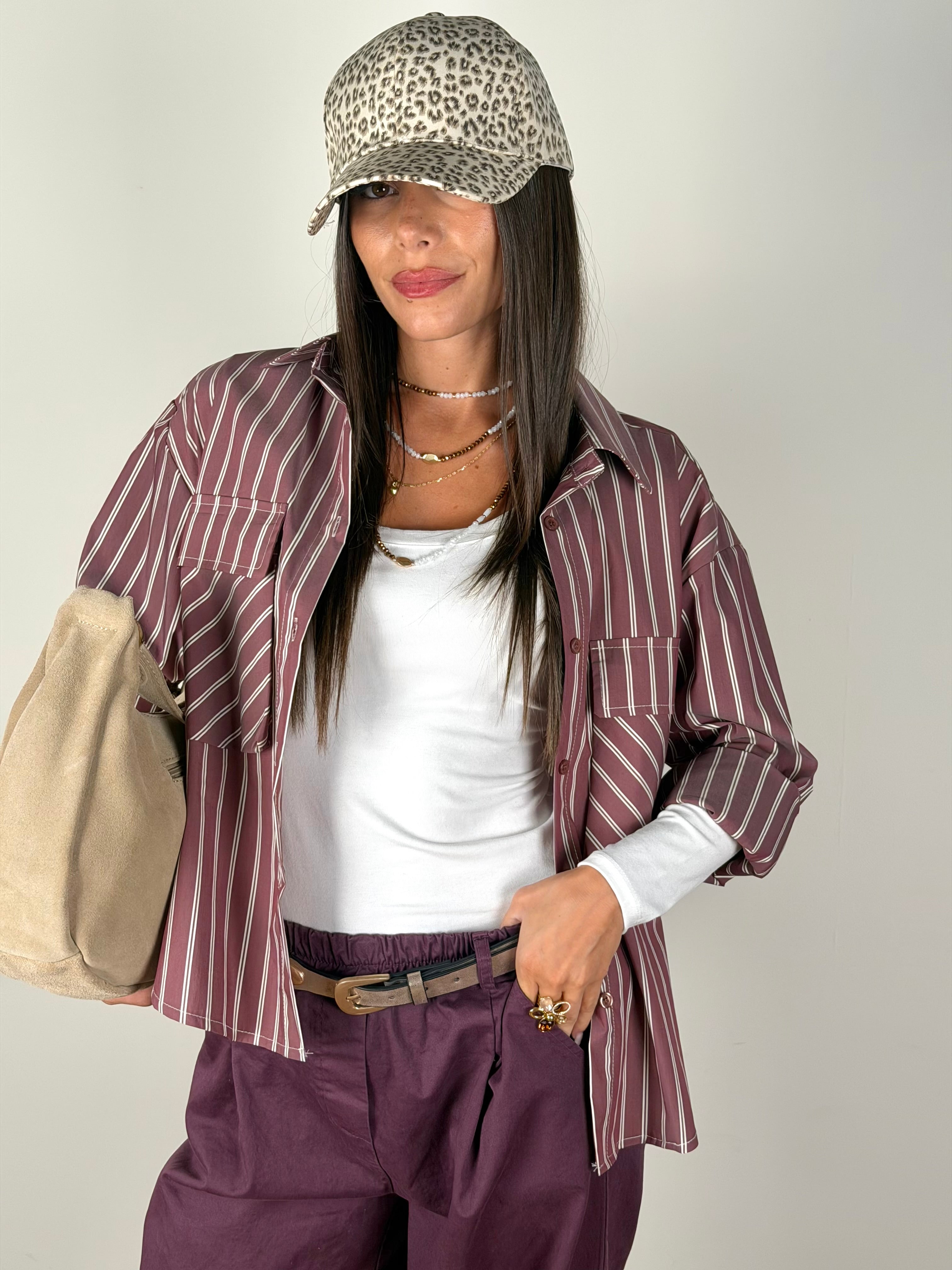 Camicia Zelda bordeaux