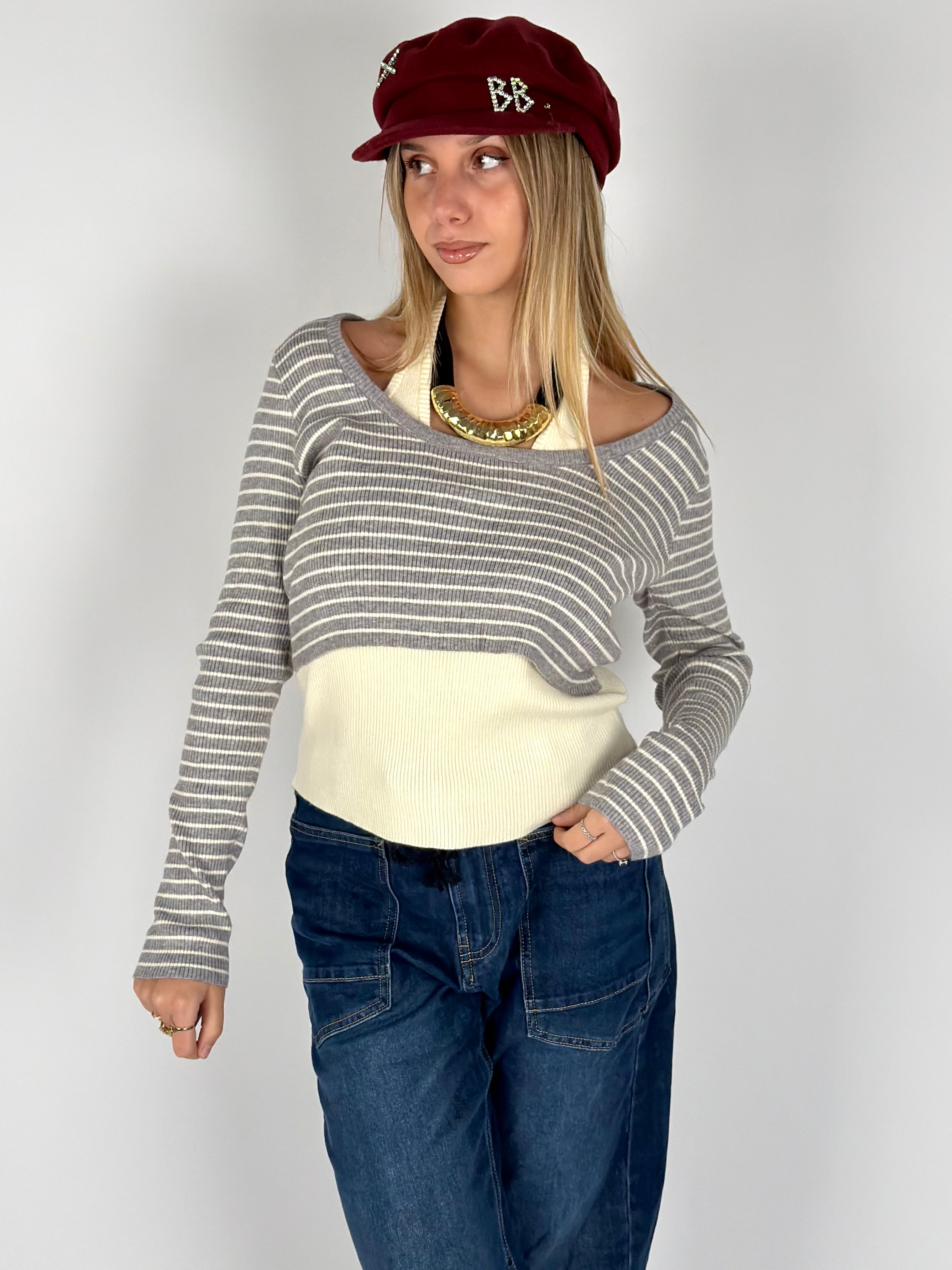 Maglia everyday grigia