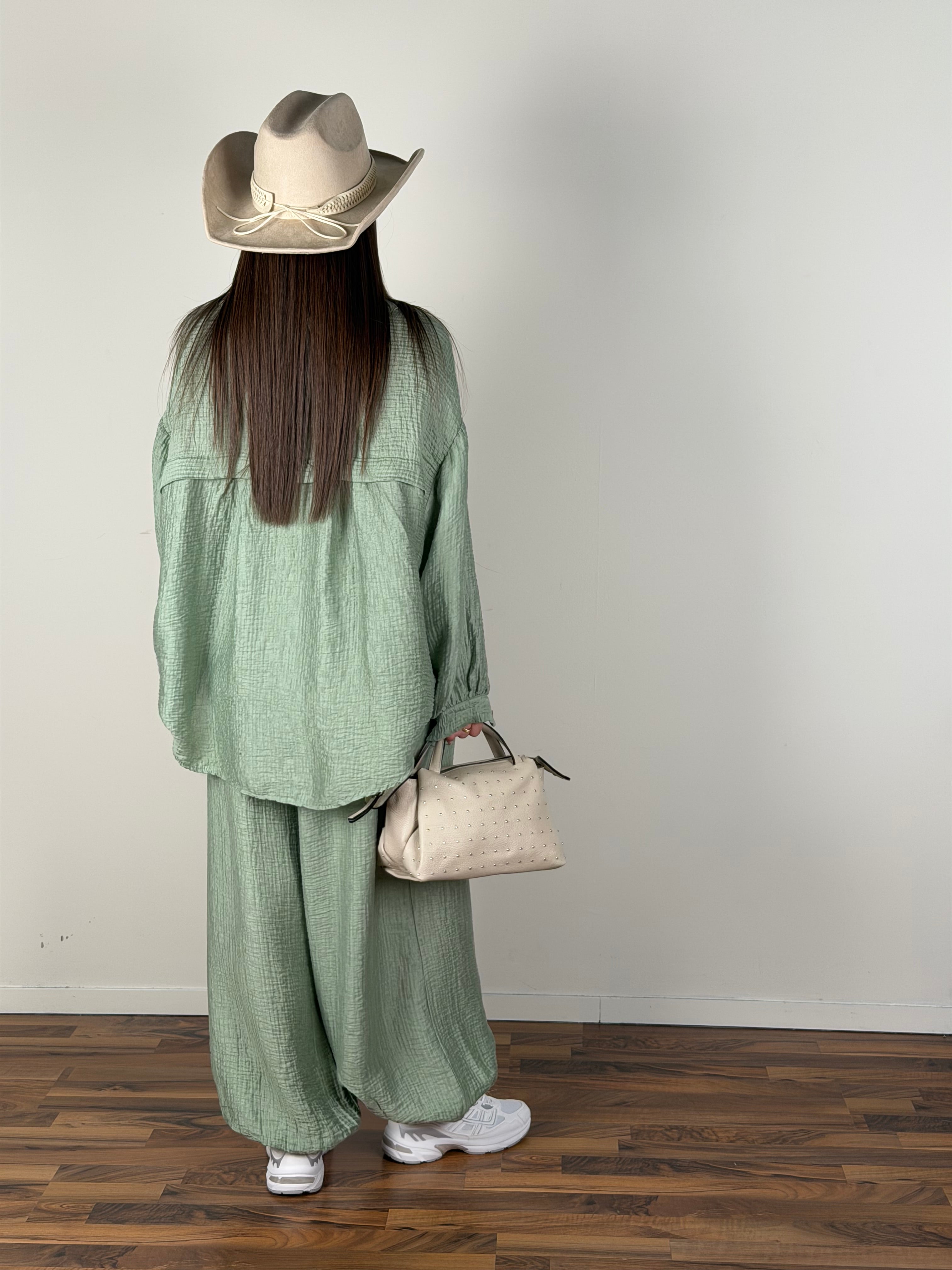 Pantalone completo Sweet verde