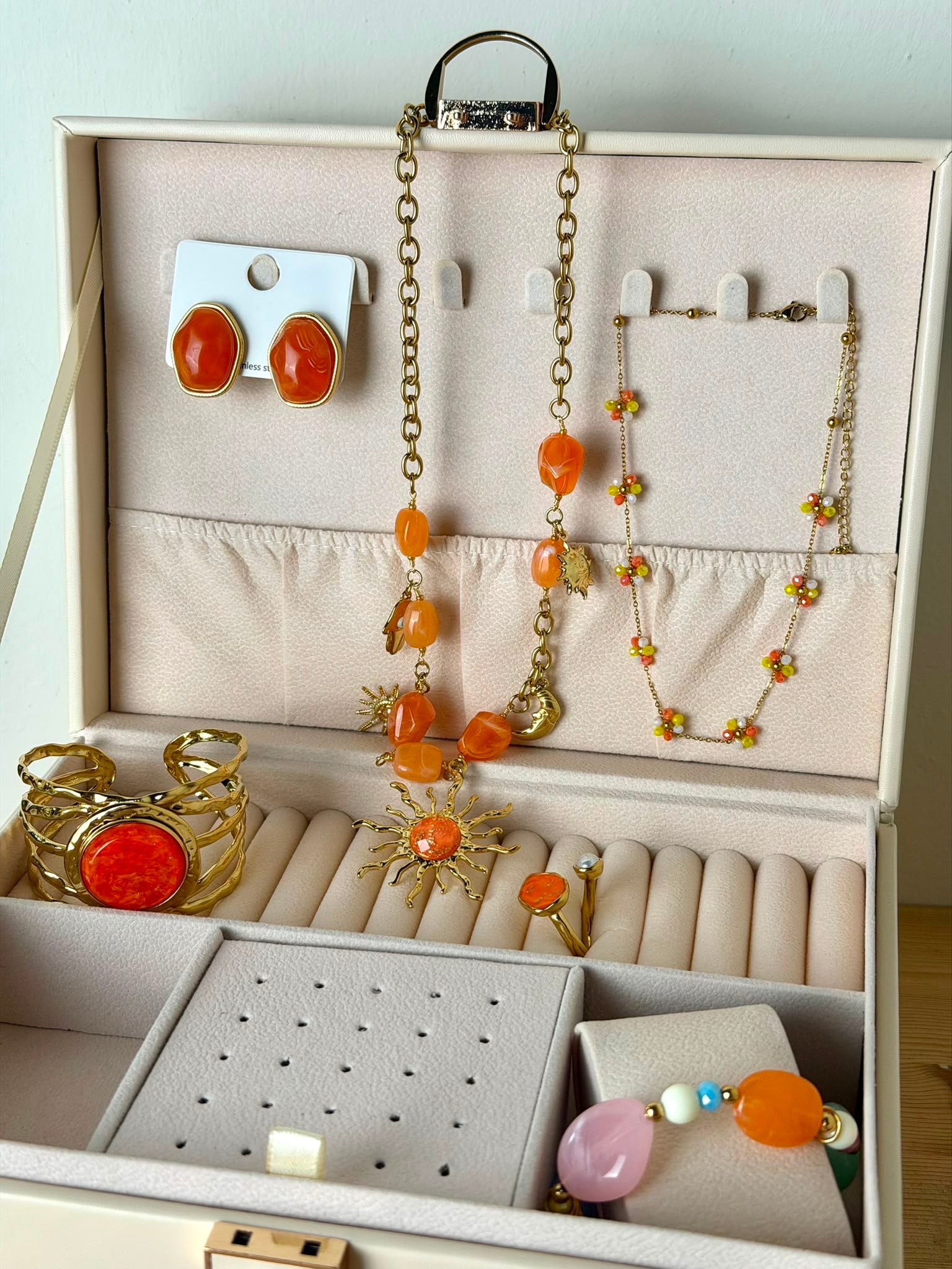 Bracciale ciondoli ARANCIONE - collezione HAPPY