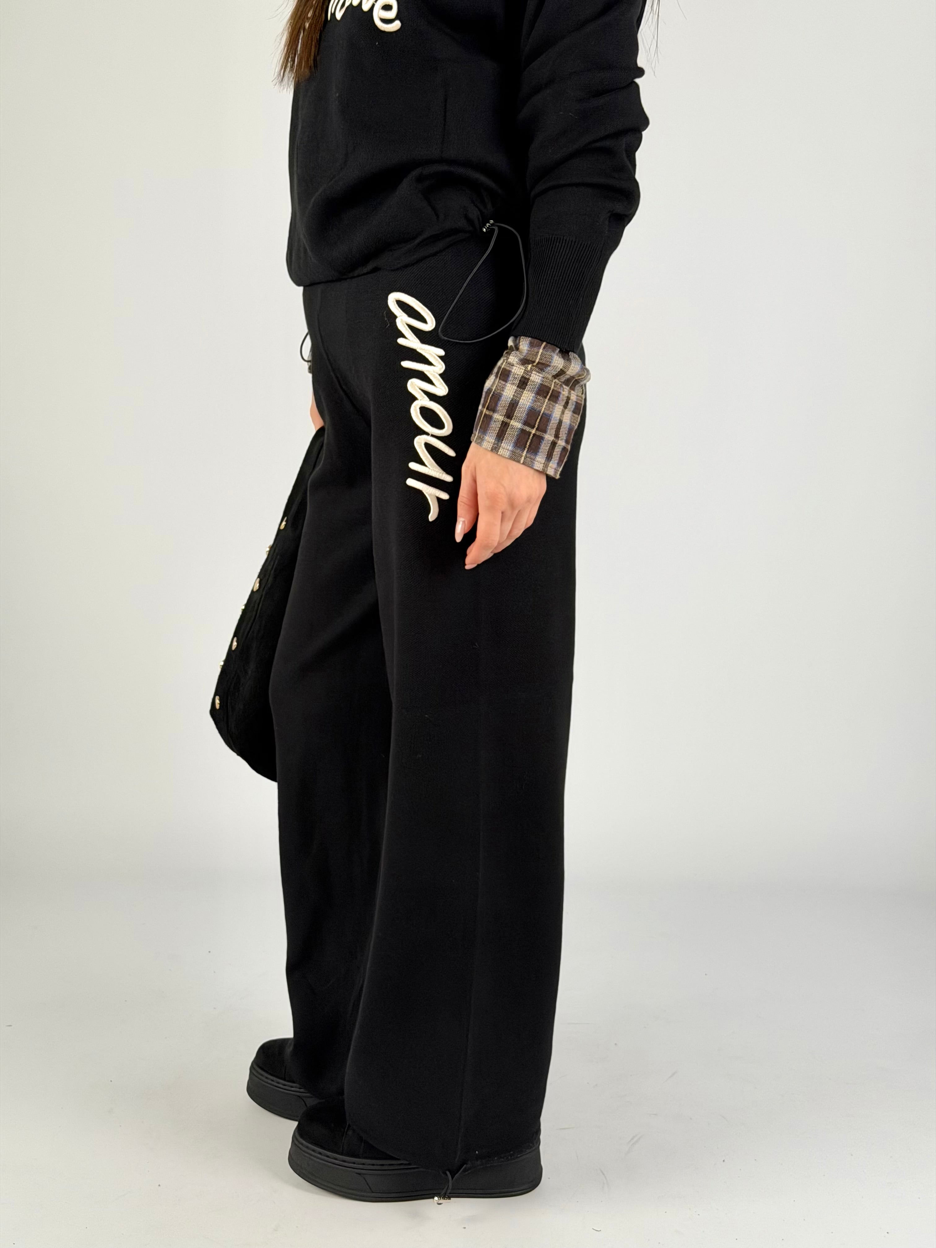 Tuta sportiva L’amour nera