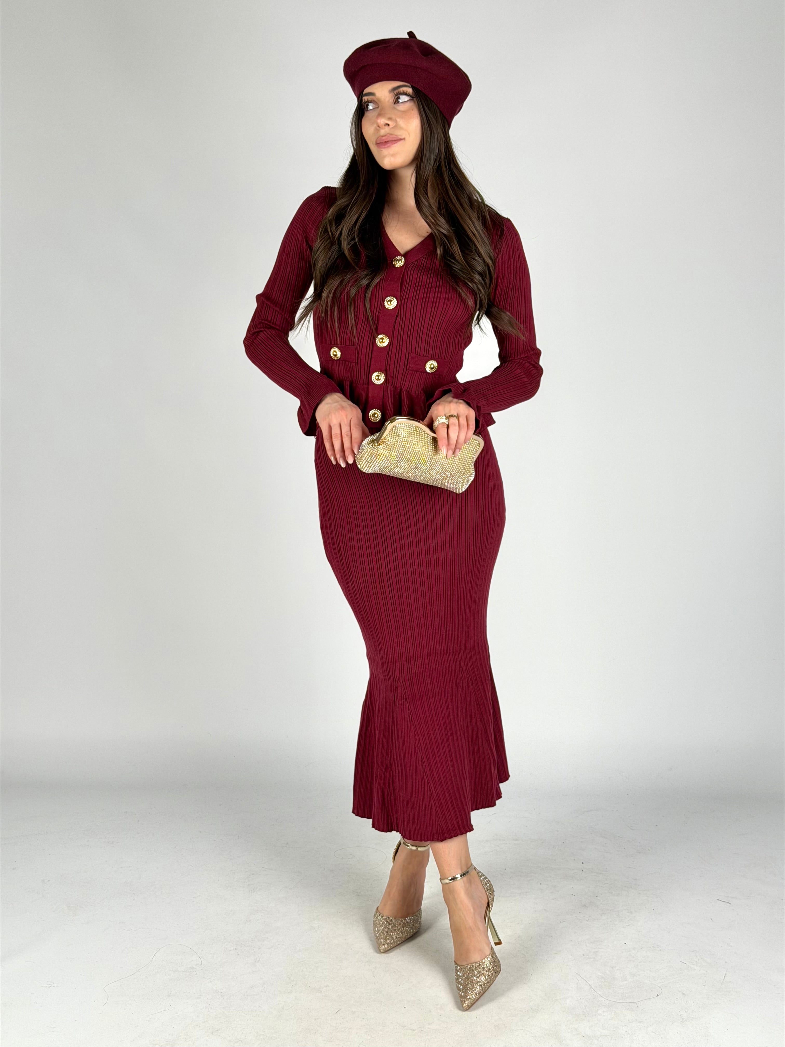 Set completo Cindy bordeaux