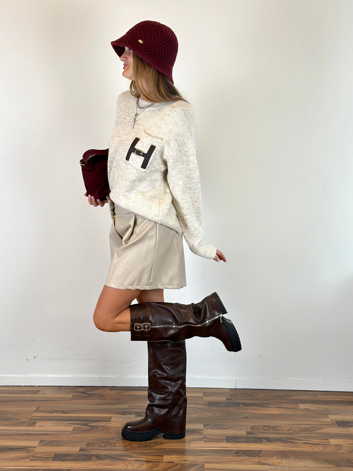 Short Harpina beige