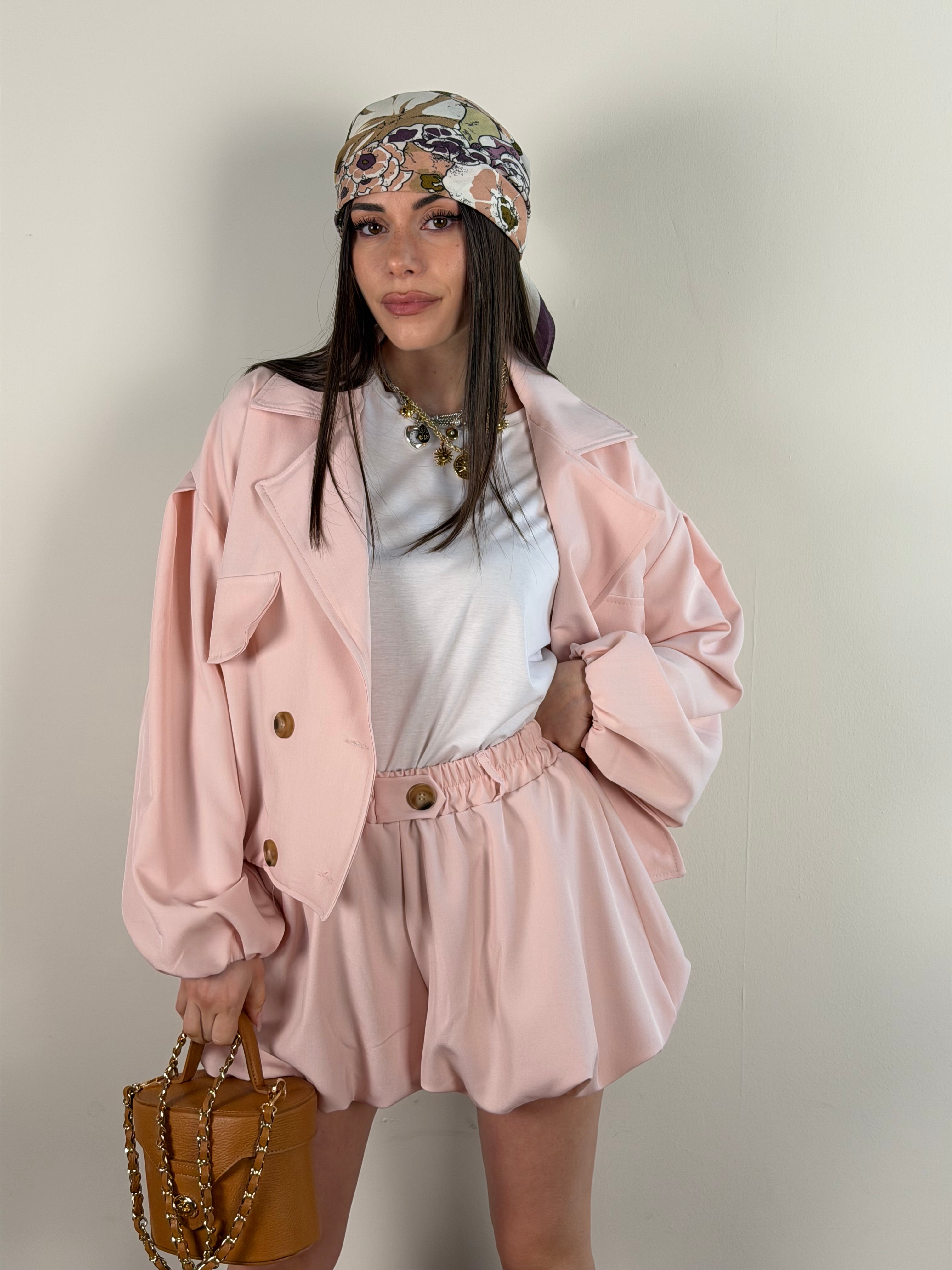 Completo Milano rosa