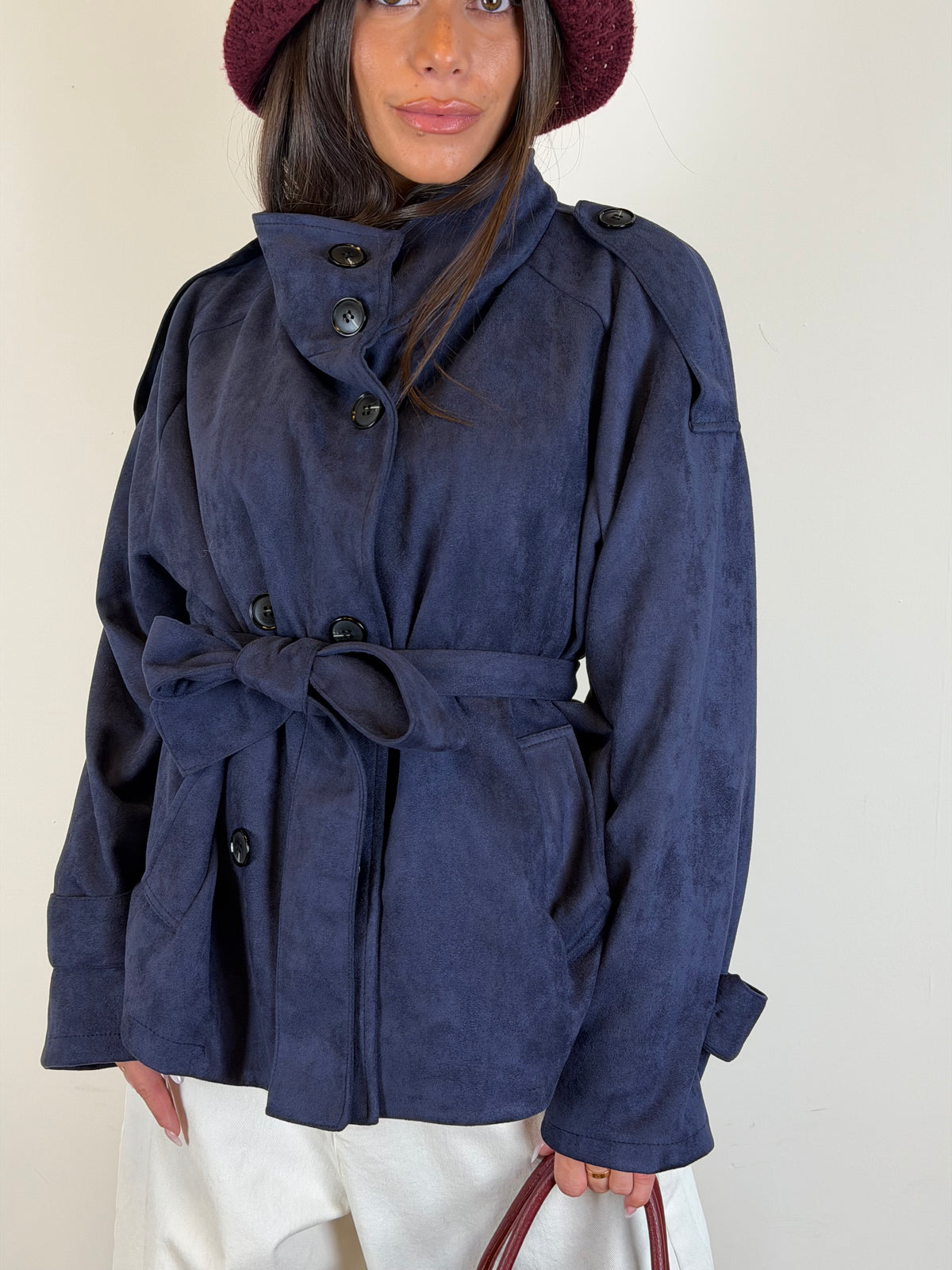 Trench Sweety blu