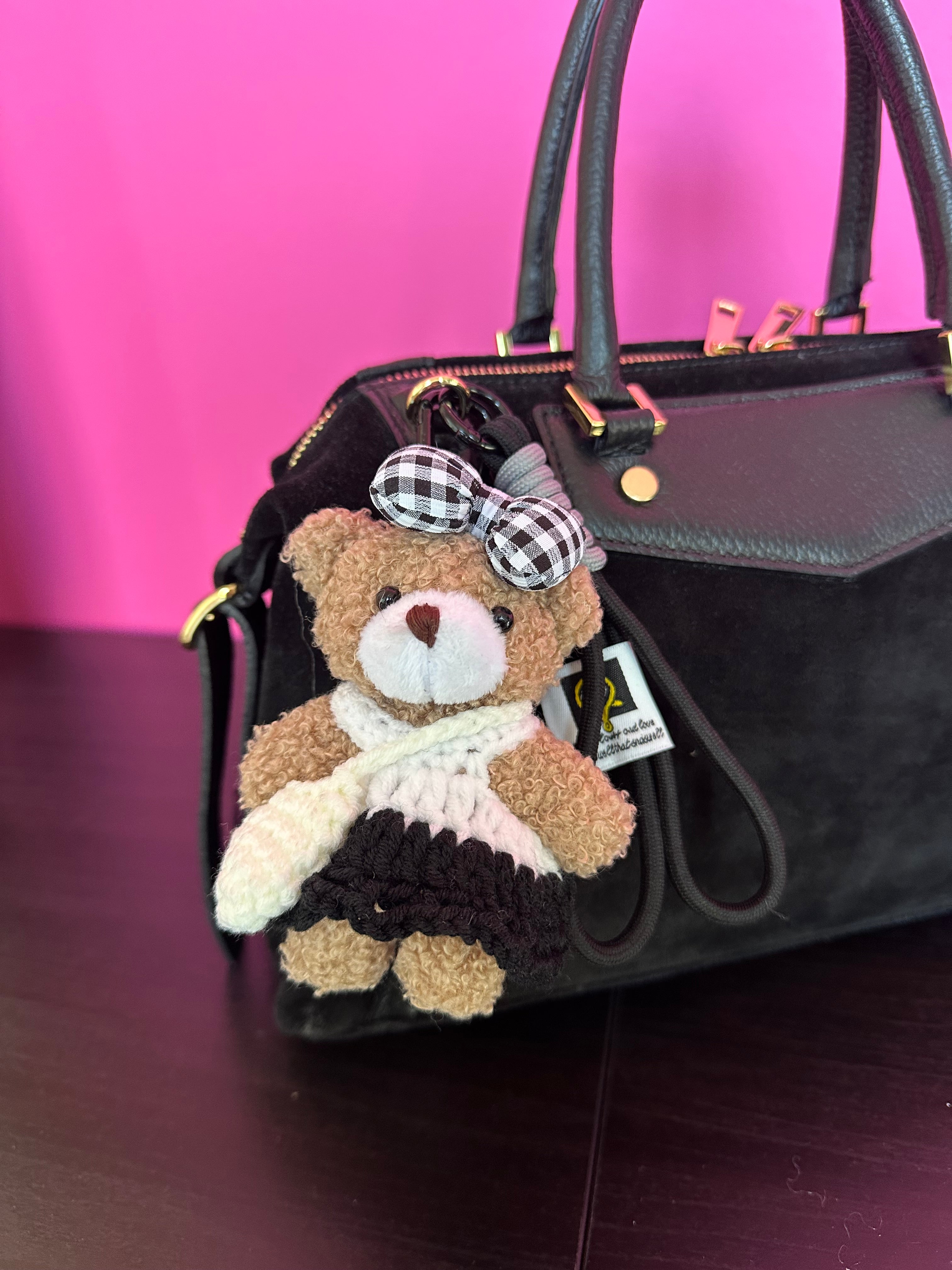 Ciondolo Borsa Teddy nero