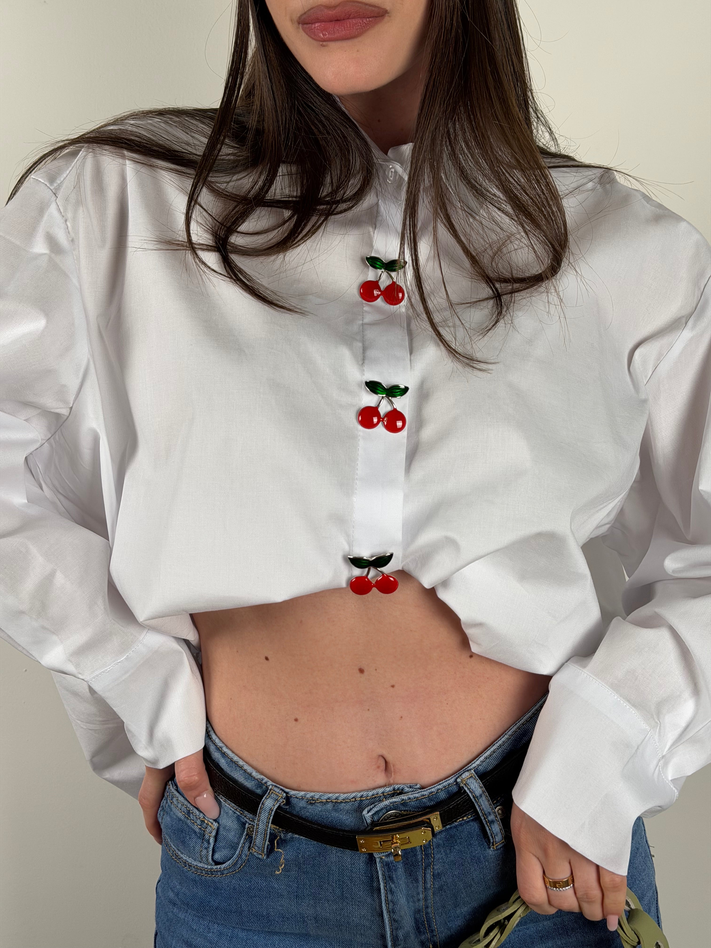 Camicia spille cherry
