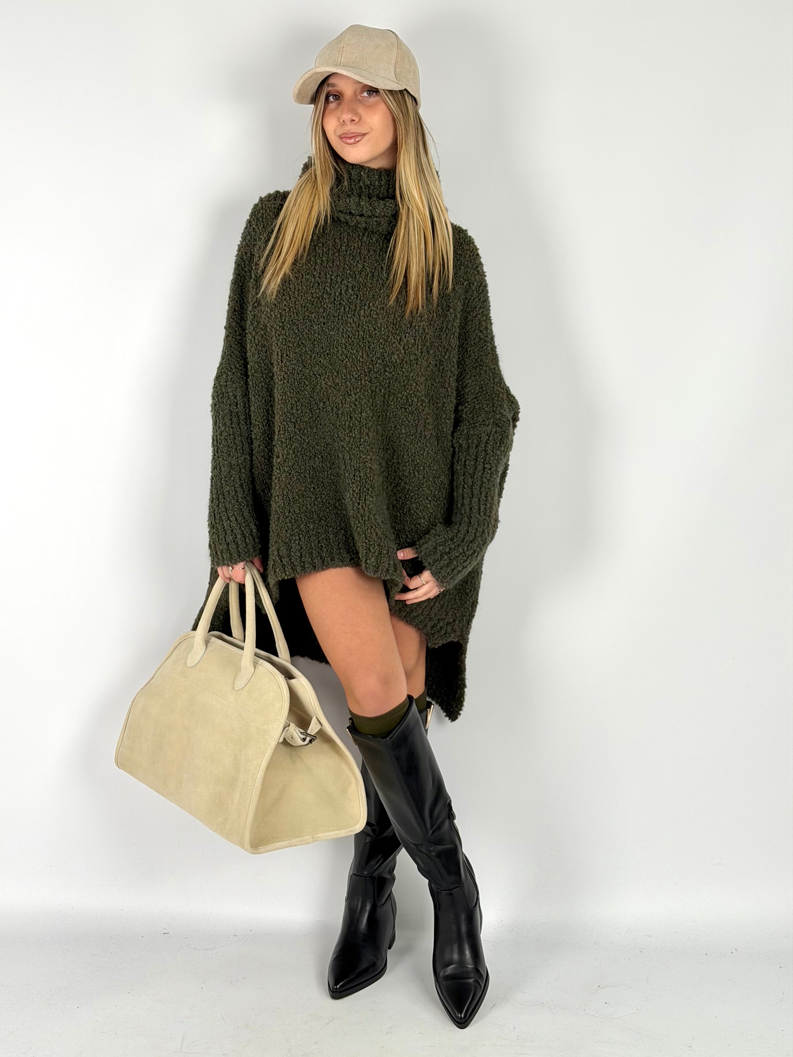 Abito maglia Marzia verde