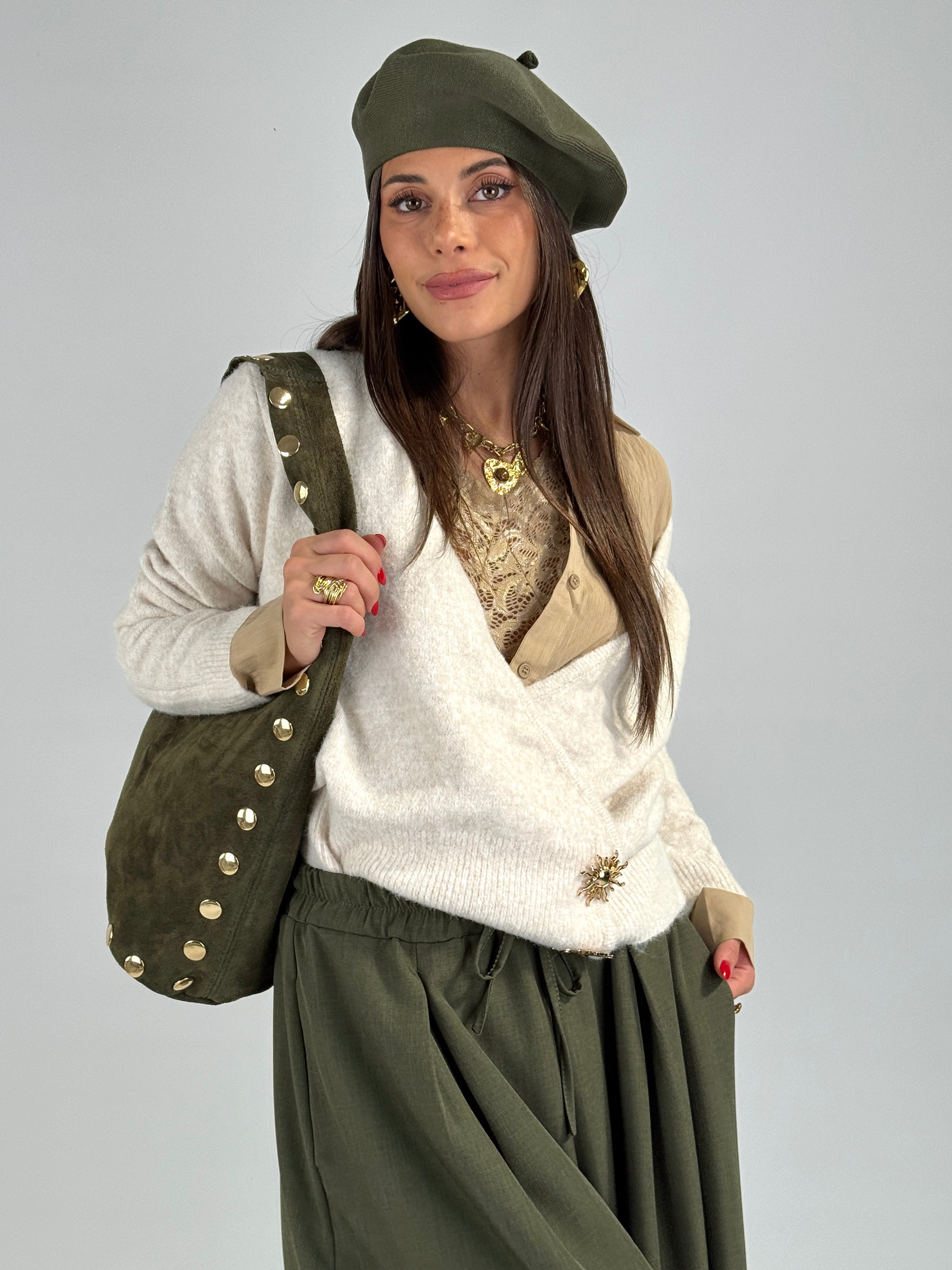 Maglioncino sole panna