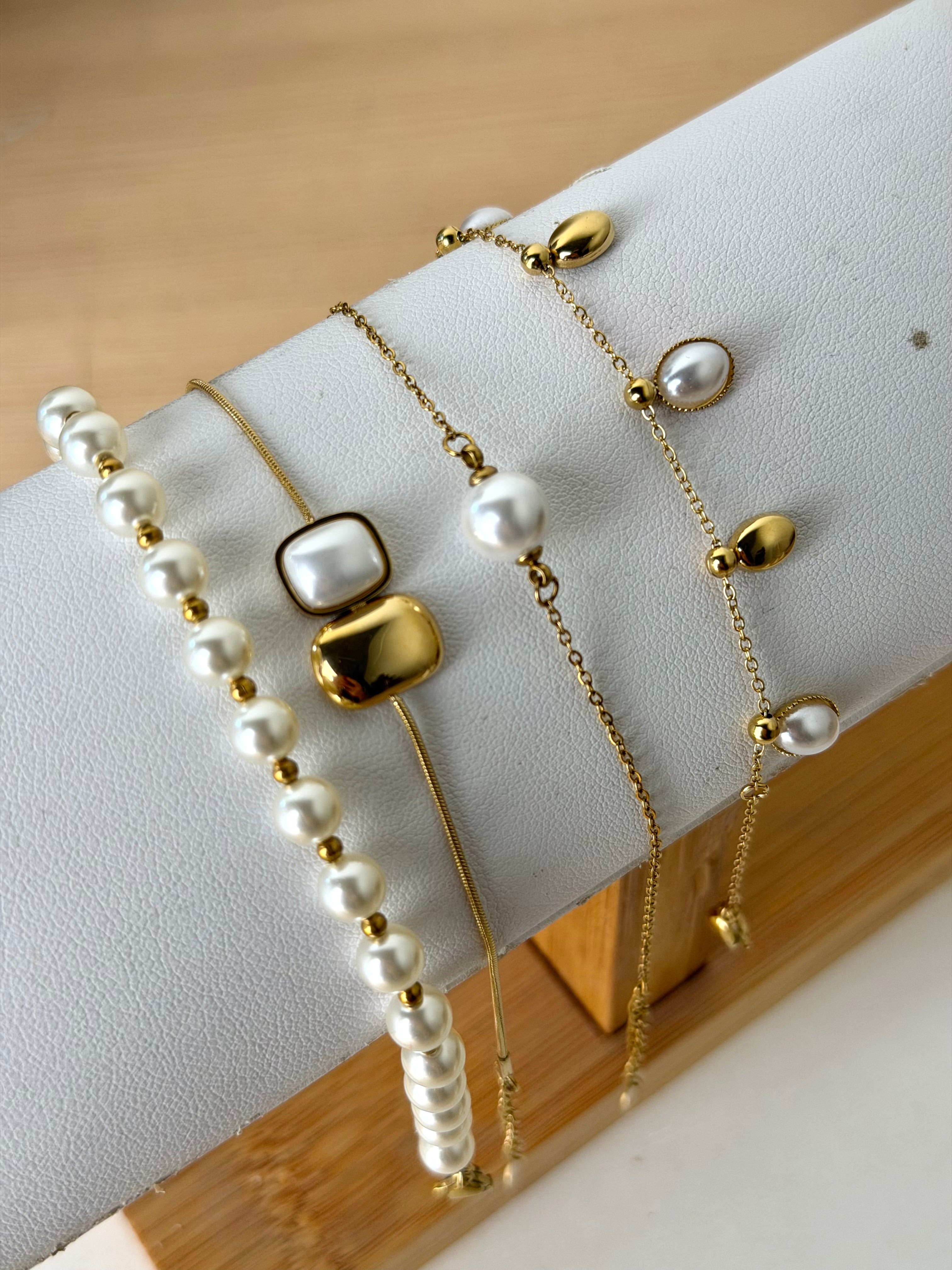 Bracciale filo di perla - collezione perla
