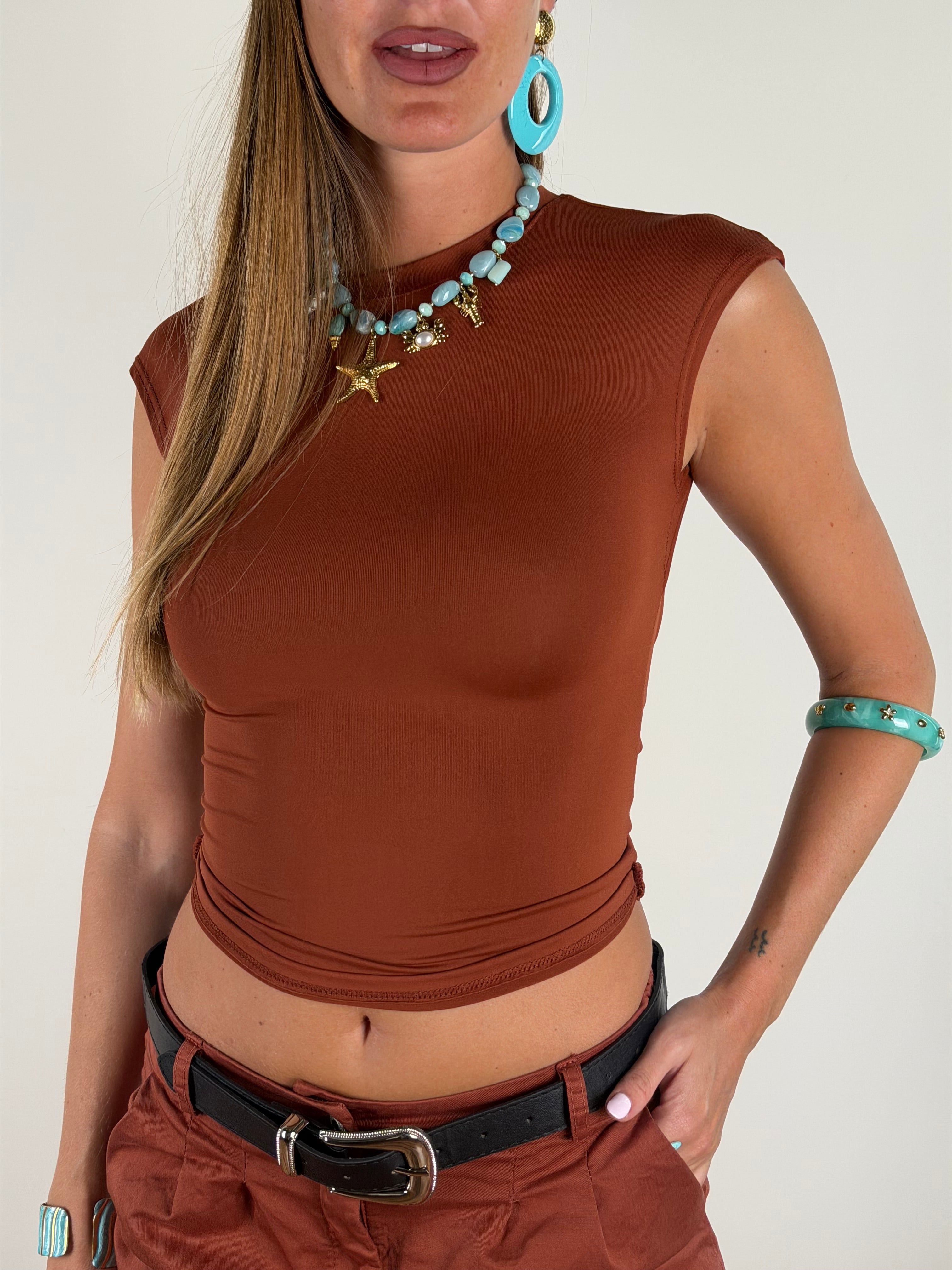 Maglia Demetra coccio