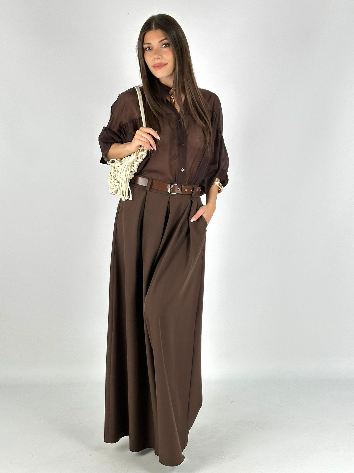 Camicia Dorah marrone