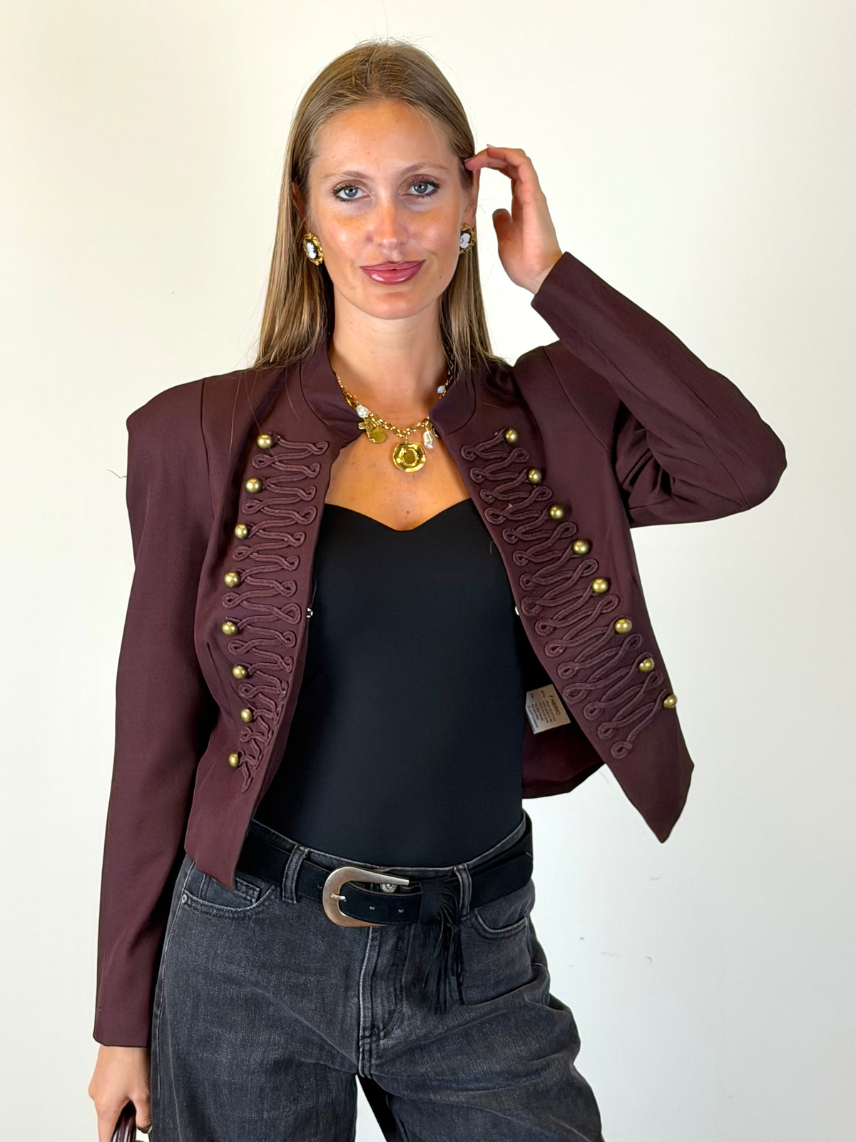 Giacca Harper bordeaux