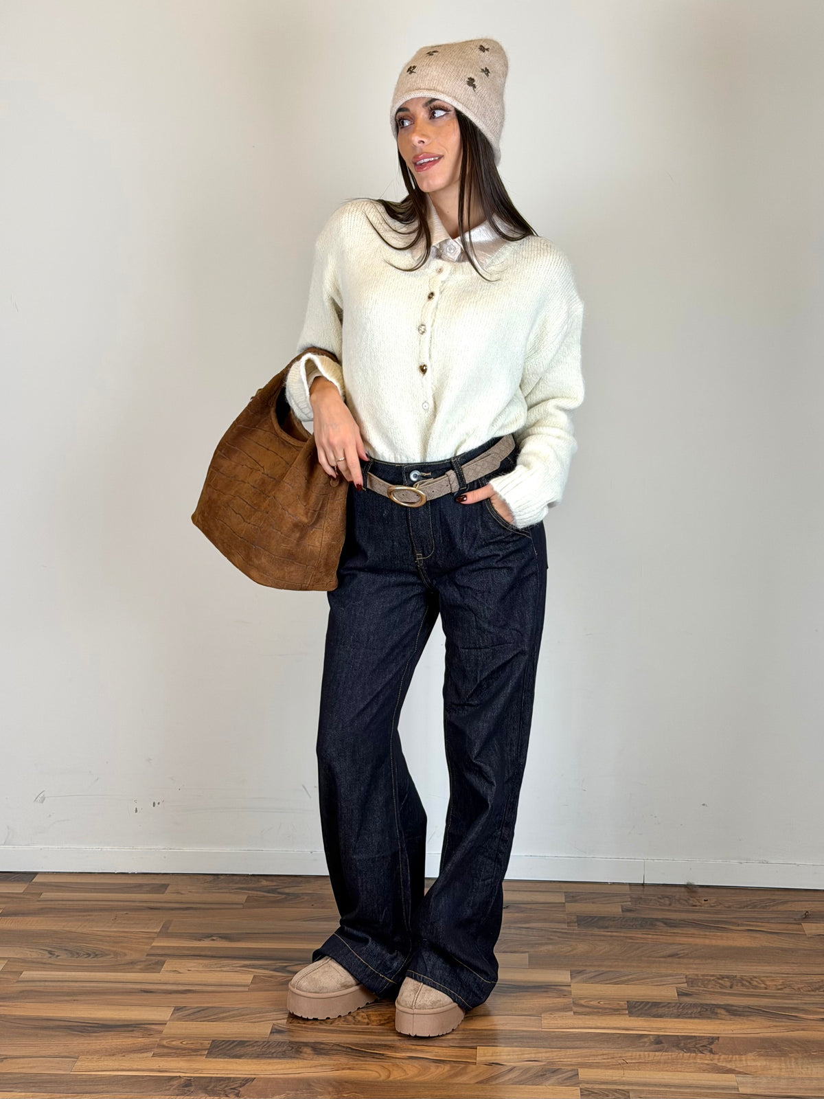 Maglia Virginia panna